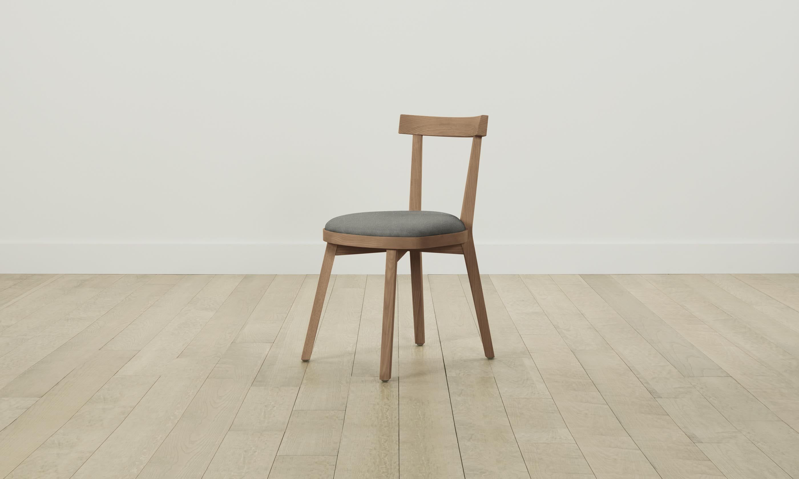 Allen Dining Chair - Modern Merino Granite Upholstered Seat - Perfect for Kitchen, Dining Room & Office Spaces