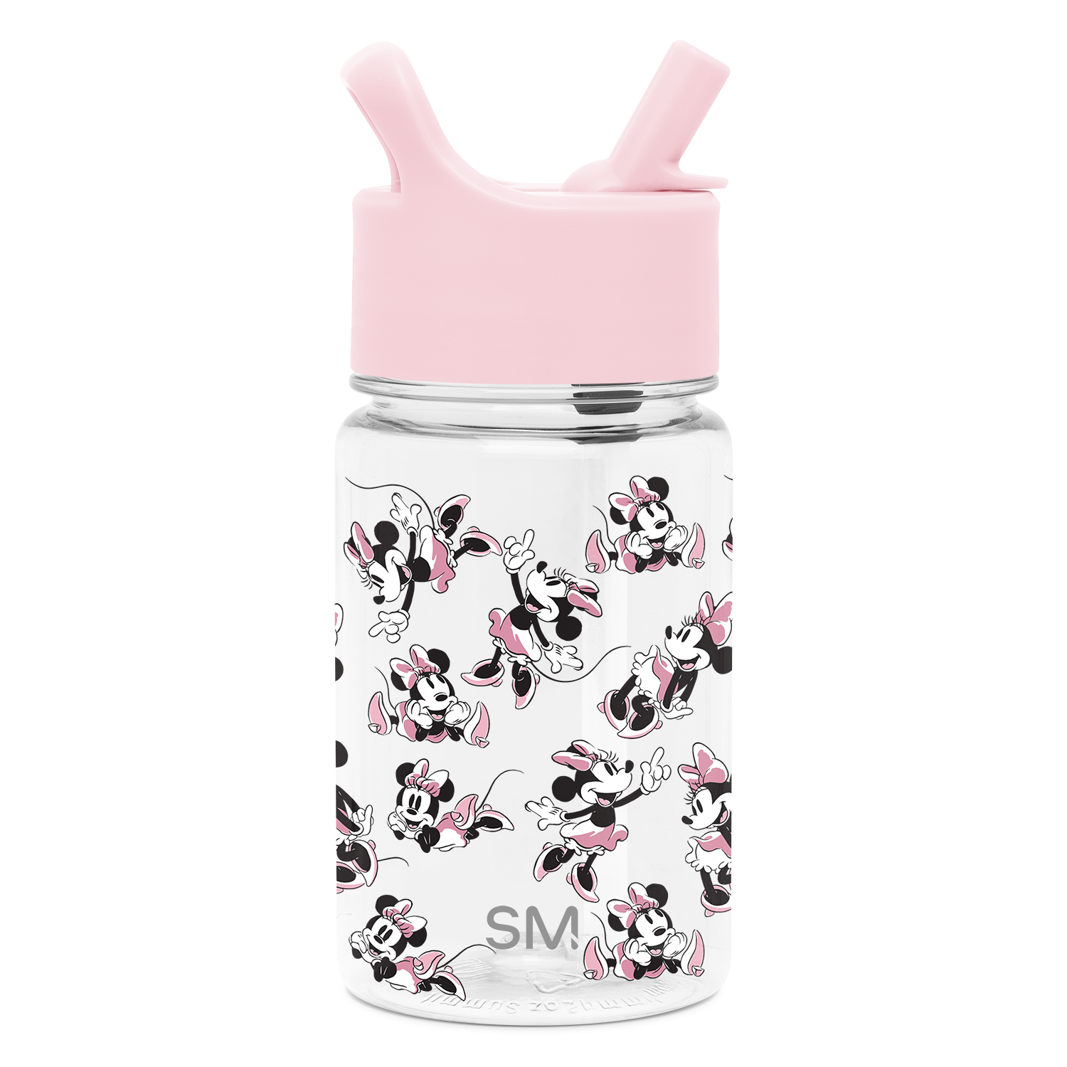 Summit Kids Plastic Water Bottle with Straw Lid - BPA Free Leak Proof Water Bottle for School, Sports & Outdoor Activities - Ideal for Boys and Girls Ages 5-12