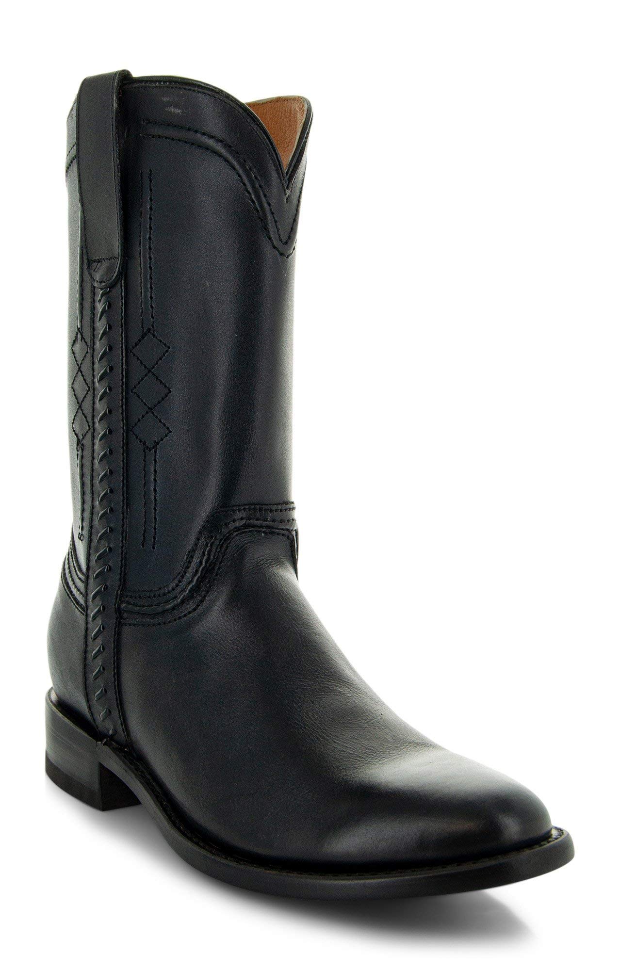 Soto Boots Men's Roper Cowboy Boots H4003 - Genuine Leather Western Boots for Men | Durable & Comfortable for Riding, Work & Casual Wear
