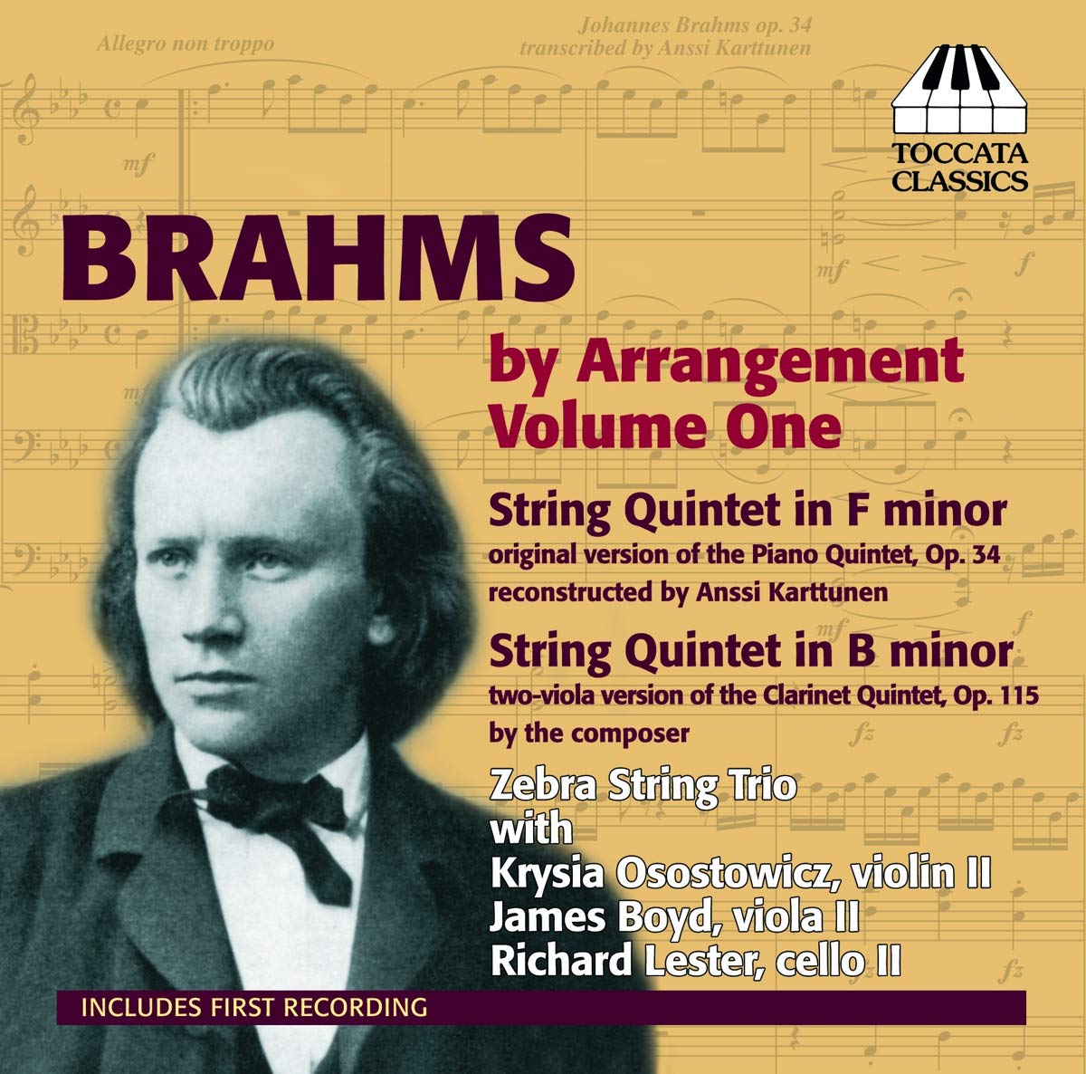 Brahms String Quintets Arrangement Vol.1 - Classical Music for String Ensemble | Perfect for Concerts, Chamber Music Performances & Home Listening