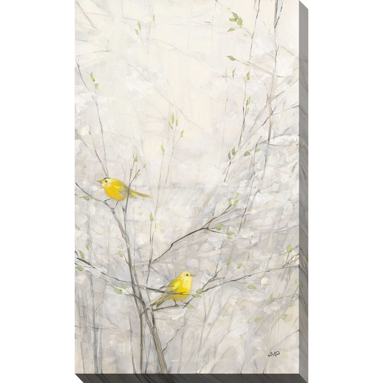 Birds in Trees II by Julia Purinton - Stunning Canvas Wall Art Print for Living Room, Bedroom & Office Decor | Nature Inspired Home Decor
