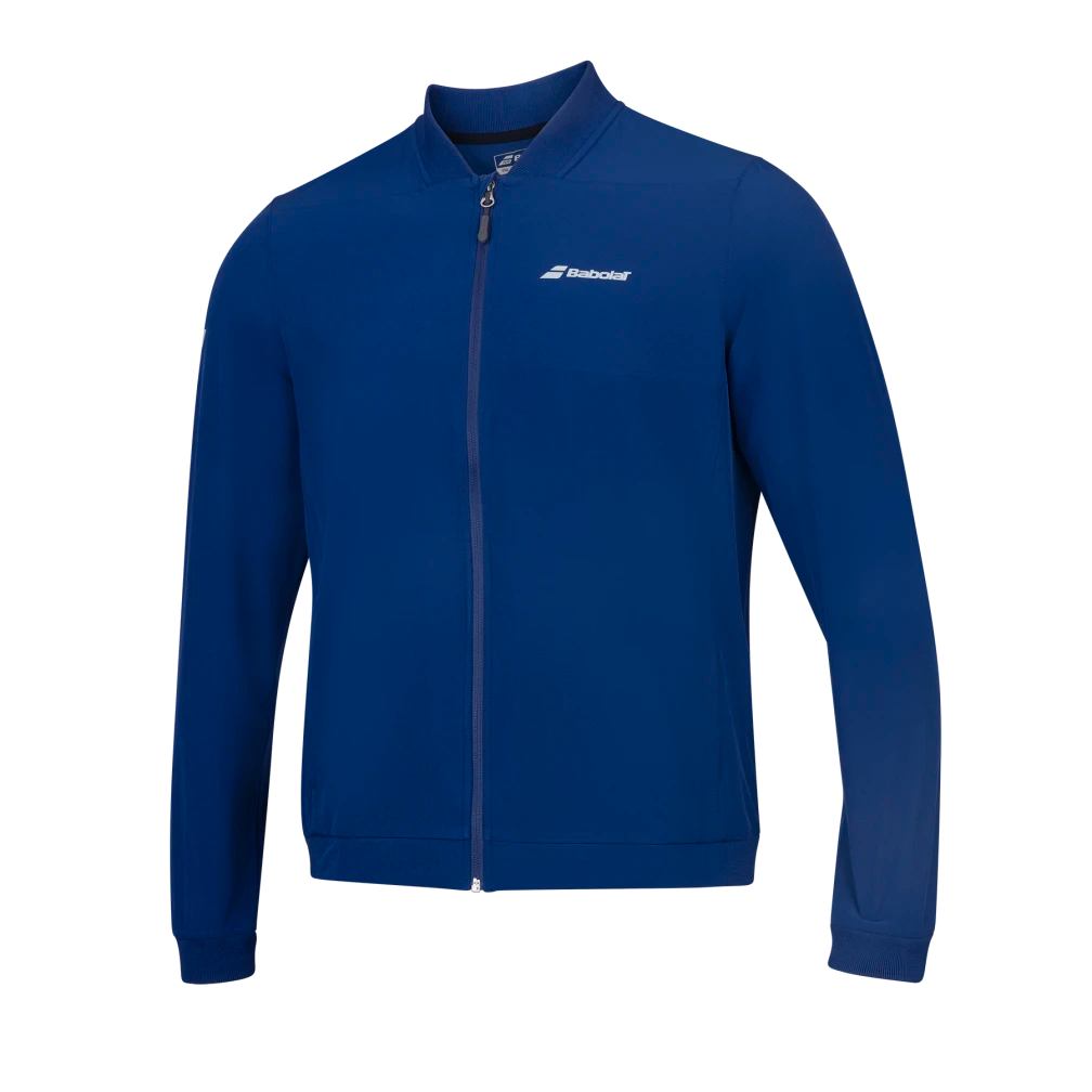 Babolat Junior Play Jacket - Boys & Girls Tennis Warm-Up Jacket (Dark Blue) | Lightweight & Breathable for Outdoor Sports & School Activities