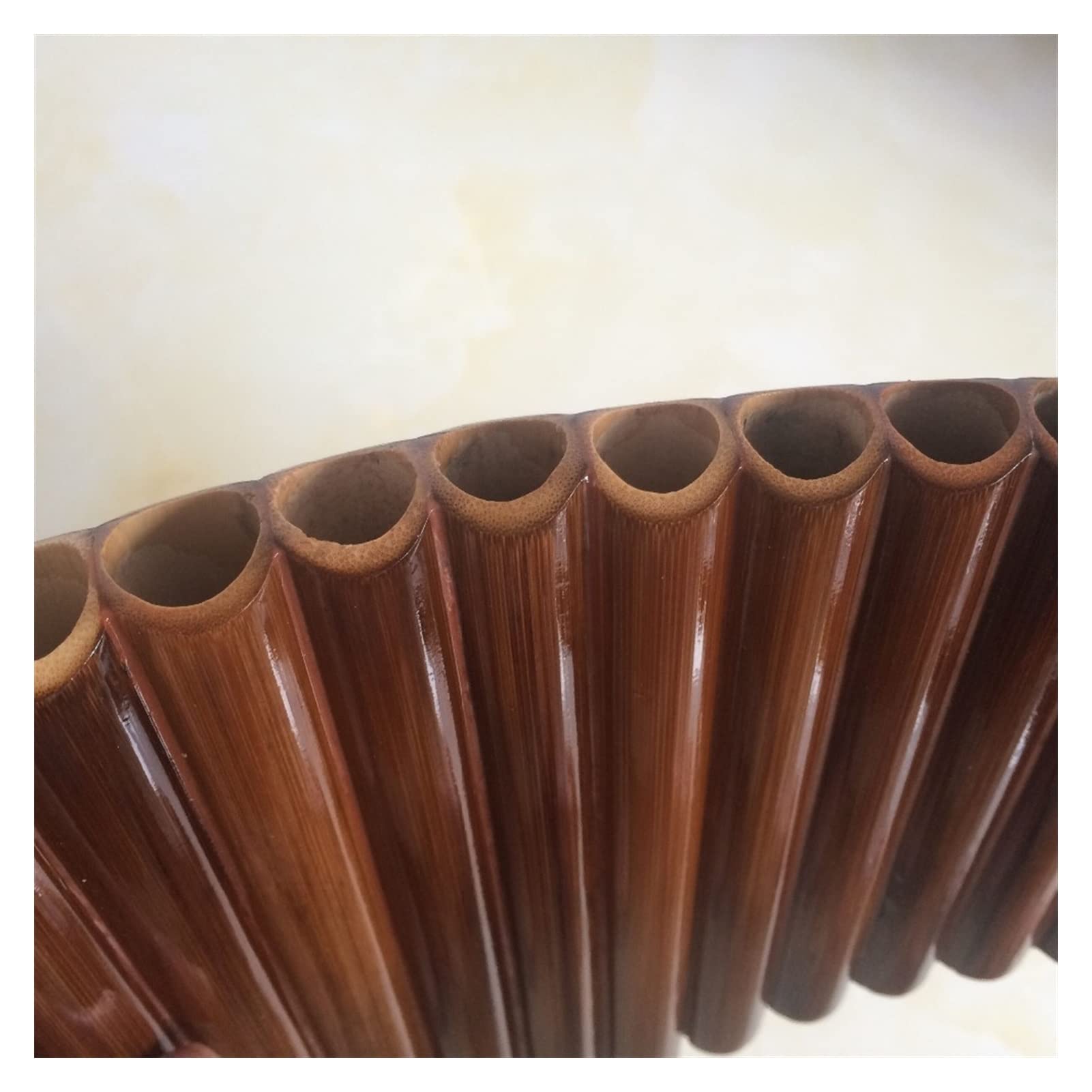 Professional 22-Pipe Bamboo Pan Flute - Handmade Panpipe in G Key, Perfect for Music Performances, Meditation & Relaxation