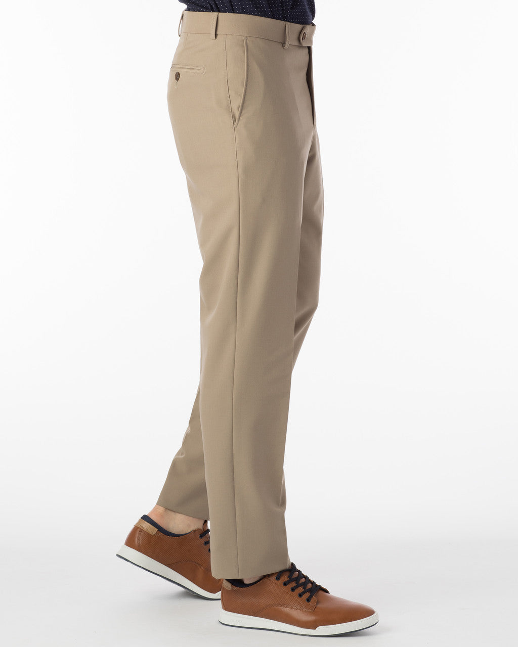 BRUNOTELLI Men's SLD Commuter Bi-Stretch Gabardine Pants - Comfortable & Durable Work Pants for Office, Travel & Casual Wear