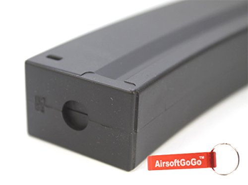 90 Rounds Airsoft MP5/MP5K Magazine for Marui Standard AEG - Includes Free Keychain | Perfect for Airsoft Battles, Training & Tactical Games