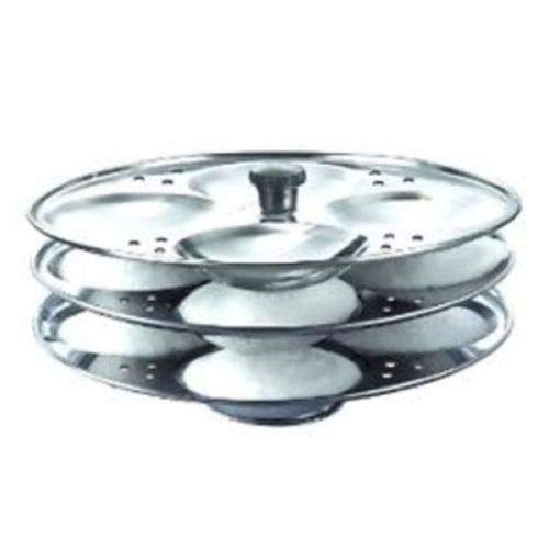 Stainless Steel Idli Maker Stand - 3 Piece Kitchen Appliance for Indian Cooking | Perfect for Making Idli, Dosa & Steamed Snacks at Home