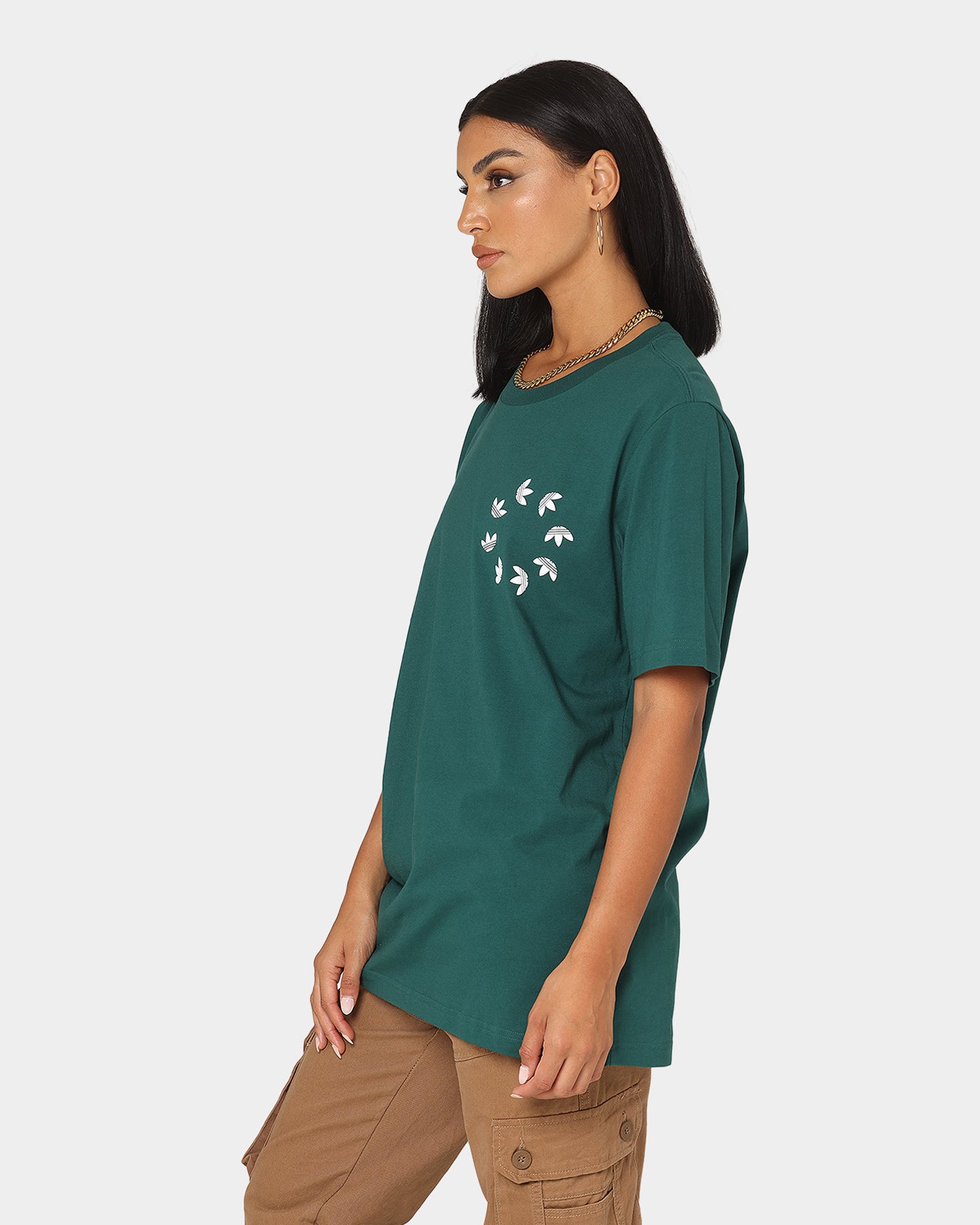 Adidas Bold T-Shirt for Men - Collegiate Green Athletic Tee | Comfortable Cotton Fabric for Gym, Running & Casual Wear