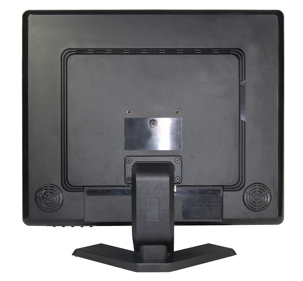 17 Inch Neon Monitor - LED17 TFT-LCD Display with 1280x1024 Resolution, HDMI/VGA/S-Video/BNC Ports, Built-In Speakers, 170° Viewing Angle, 60Hz, VESA 100x100mm Mount - Perfect for Gaming, Office Work & Home Entertainment