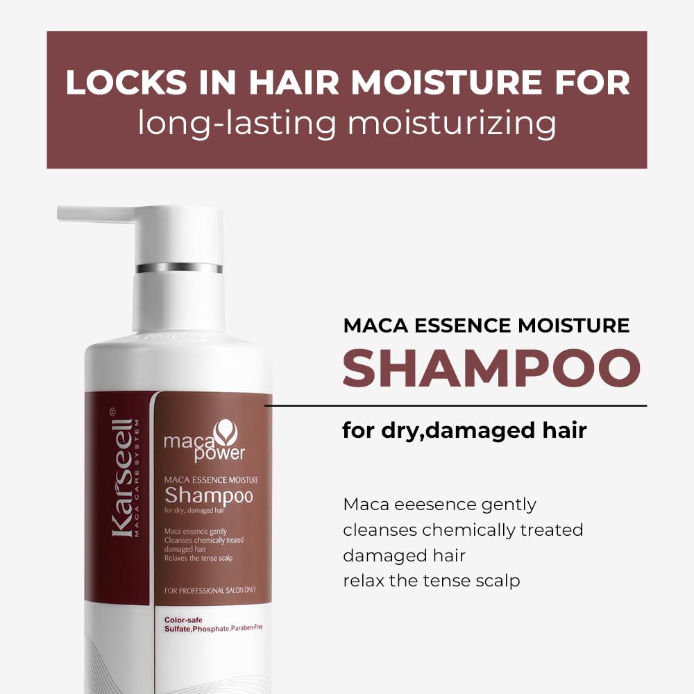 Karseell Argan Oil Shampoo and Conditioner Set - 700ml Herbal Extract for Dry, Damaged Hair | Deep Moisturizing & Repair Treatment | Perfect for Daily Hair Care & Salon-Quality Results at Home
