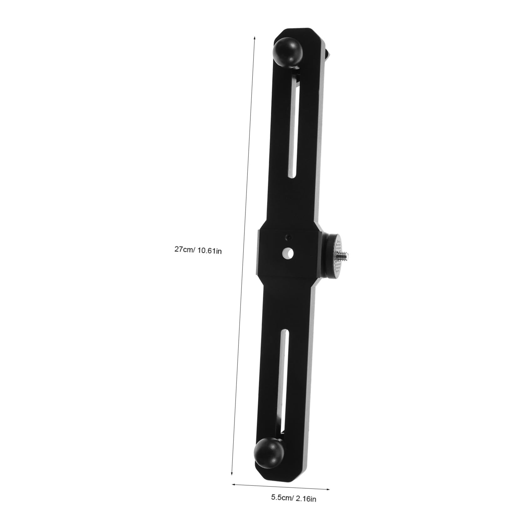 Toyvian Adjustable Metal Phone Tripod Stand - Universal Smartphone & DSLR Camera Mount with Secure Clip for Live Streaming, Video Calls, and Photography