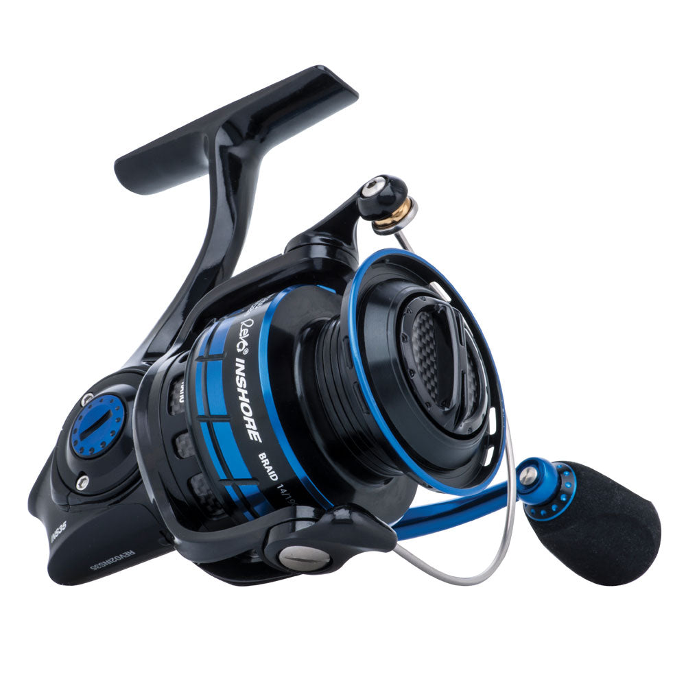 Abu Garcia Revo 2 Inshore 30 Fishing Reel - Blue/Black - High Performance Saltwater Spinning Reel for Inshore Fishing, Kayak Fishing & Light Tackle Angling