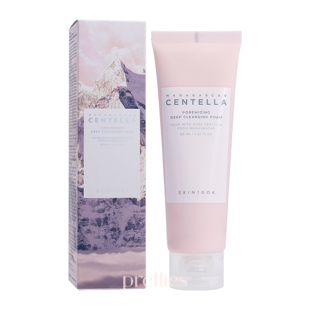 SKIN1004 Madagascar Centella Poremizing Deep Cleansing Foam 125ml - Korean Skincare for Oily & Acne-Prone Skin - Perfect for Daily Deep Pore Cleansing Routine