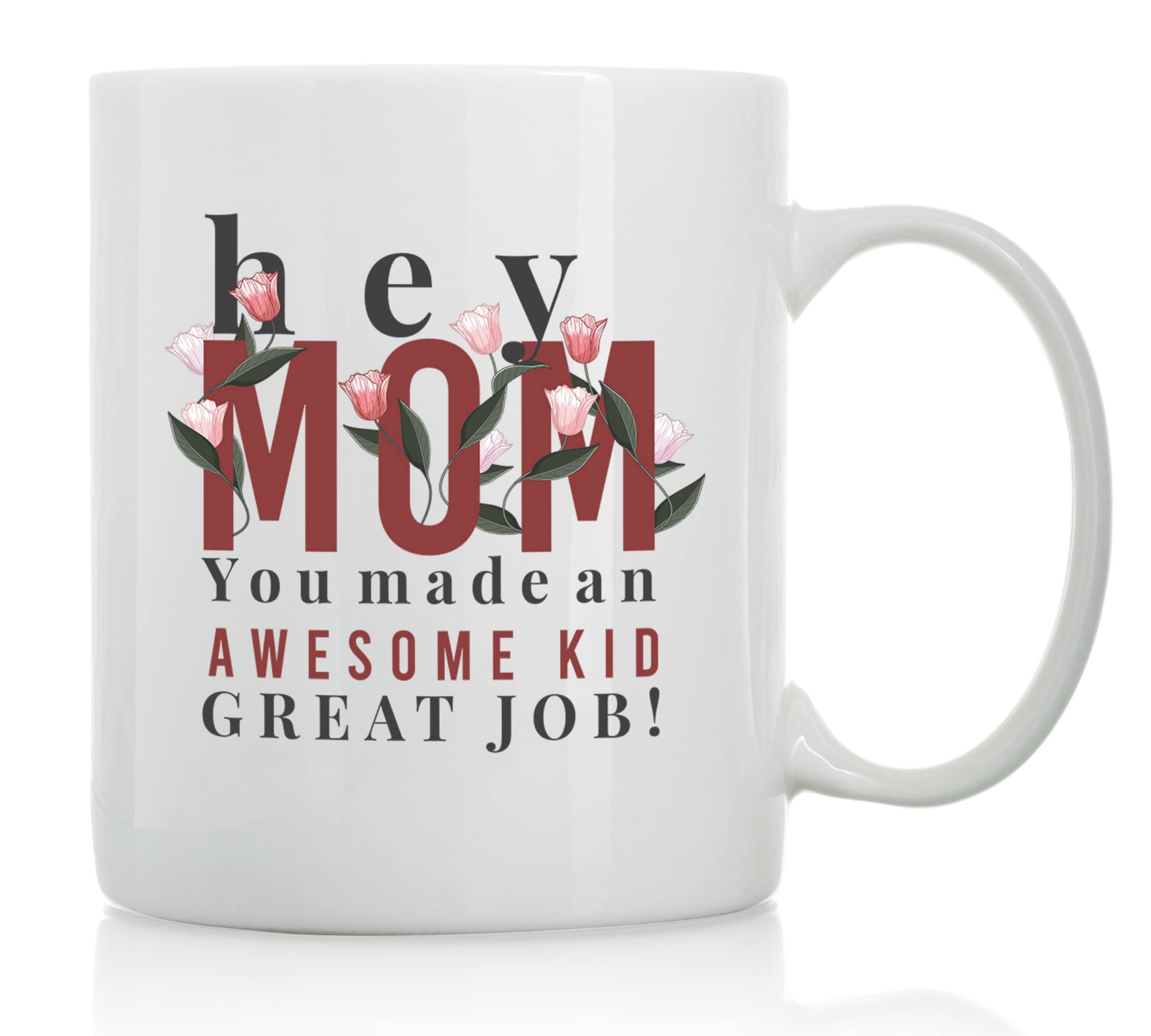 Winston & Bear Mom Coffee Mug - 11oz & 15oz Ceramic Mugs for Mother's Day, Birthday Gifts - Funny Saying Cups for Tea, Coffee Lovers - Perfect for Home, Office & Gift Giving