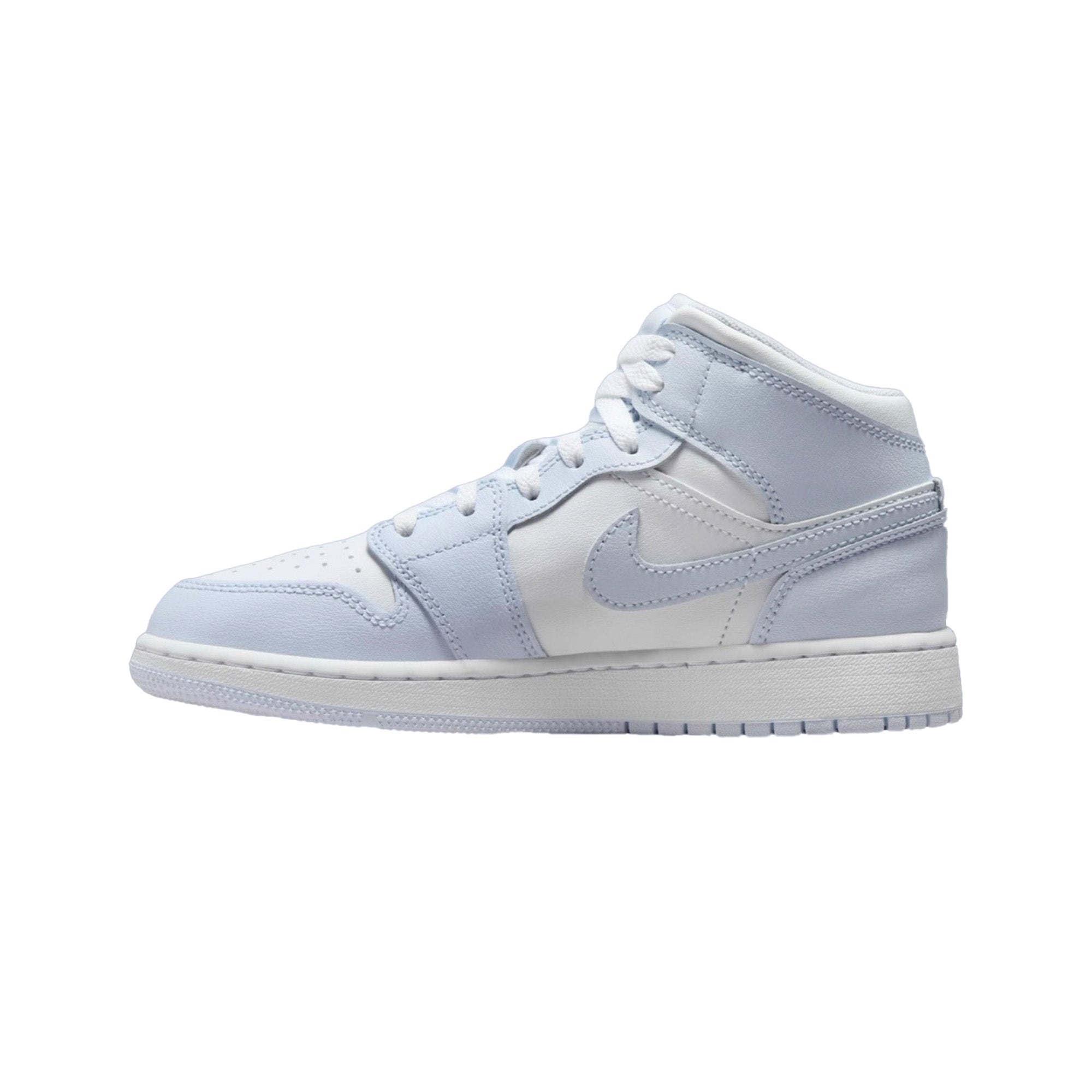 Air Jordan 1 Mid 'Cobalt Bliss' GS Basketball Shoes for Girls (2024) - Comfortable Sneakers for School, Sports & Streetwear Fashion