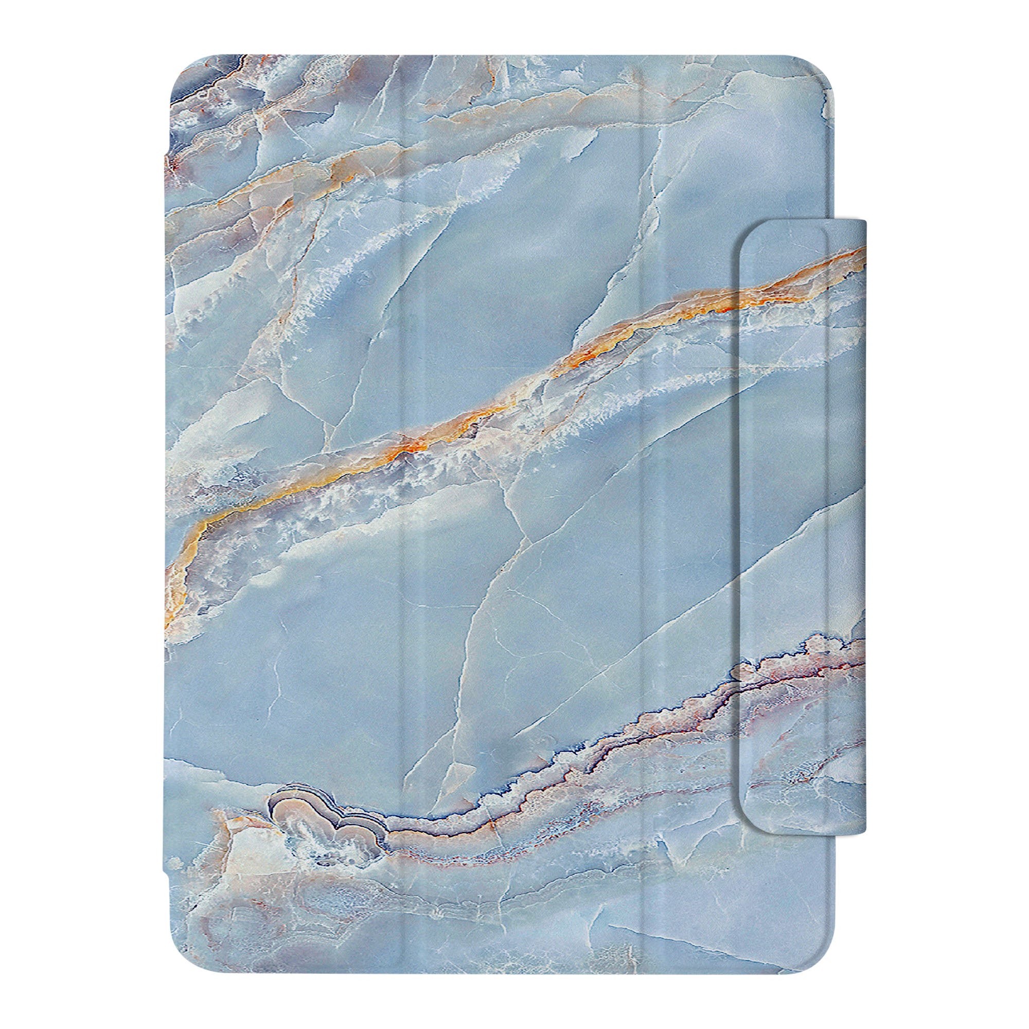 SlimFit Marble Case for iPad 2020 - Ultra Thin Lightweight Protective Cover for iPad 8th/7th Gen - Perfect for Work, School & Travel