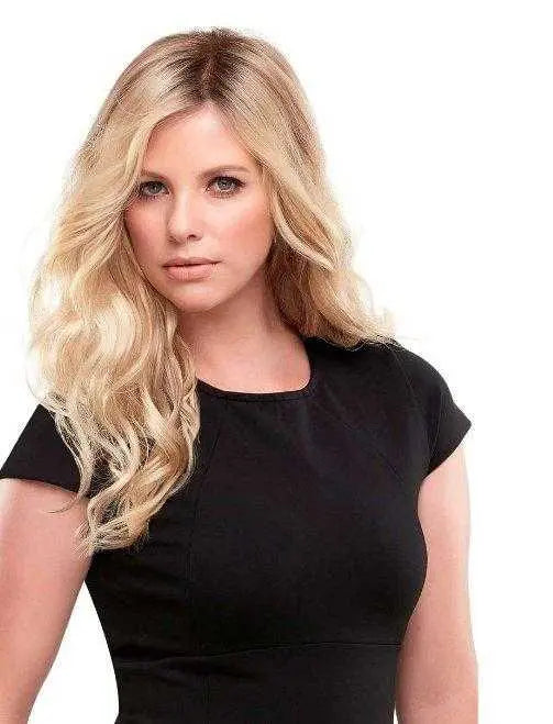 Top Wave 18 Inch Synthetic Hair Topper for Women - Natural Looking Hairpiece for Thinning Hair - Perfect for Daily Wear, Cosplay & Special Occasions