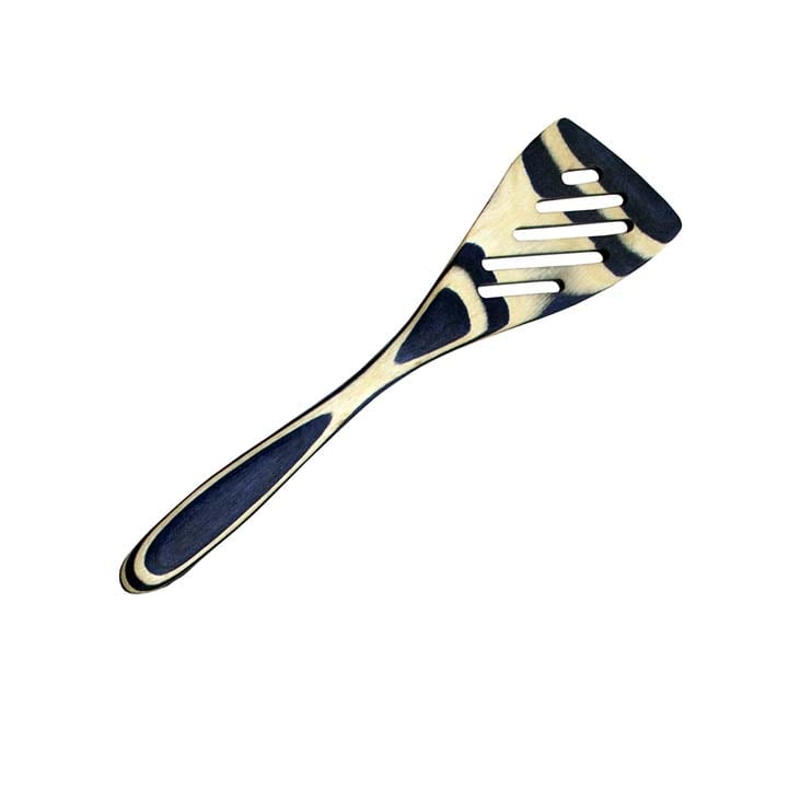 Pakka Wood Mini Slotted Spatula - Small Wooden Turner for Non-Stick Pans, Perfect for Flipping Pancakes, Eggs & Cookies | Eco-Friendly Kitchen Utensil for Baking & Cooking