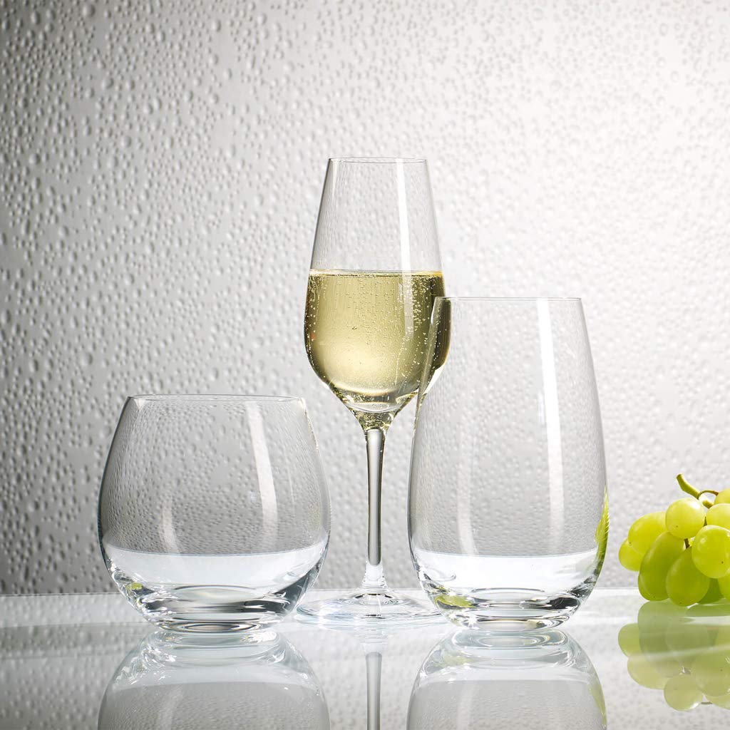 Villeroy&Boch Entree 143mm Tumbler Glass - Elegant Drinking Cup for Water, Juice & Cocktails - Perfect for Home, Restaurant & Party Use