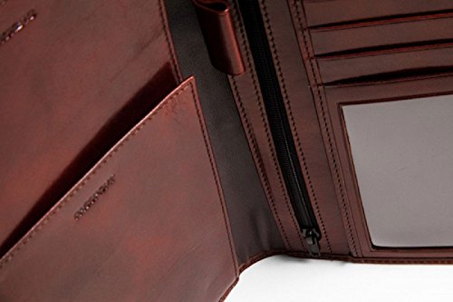 Bosca Vintage Leather Flight Attendant Bag - Classic Black Pilot Travel Bag for Men & Women - Perfect for Business Trips, Air Travel & Everyday Use