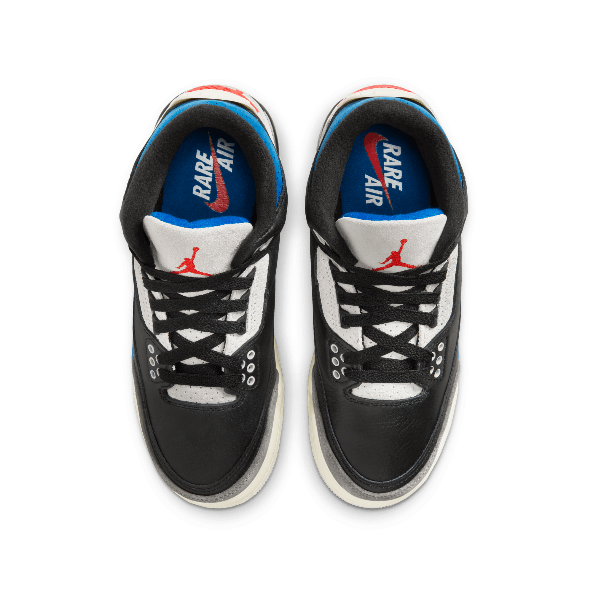 AIR JORDAN 3 RETRO OG (GS) RARE AIR - Authentic Retro Basketball Shoes for Men & Women - Perfect for Sneaker Collectors, Streetwear Fashion & Basketball Games