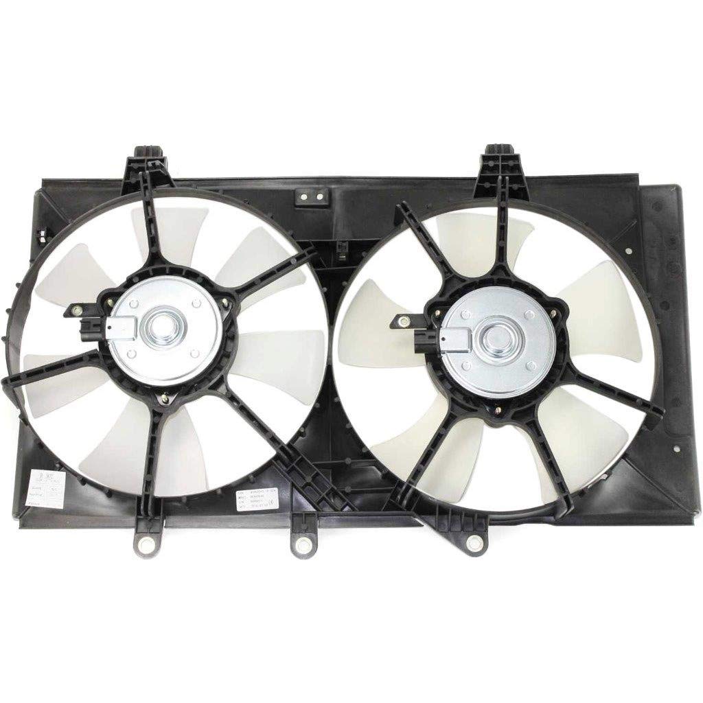 Dodge Neon/SX 2.0 Radiator Fan 2004-2005 - Dual Fan for Automatic Transmission 4-Speed 2.0L Engine - CH3115137 5019210AA - Perfect for Cooling System Repair & Replacement