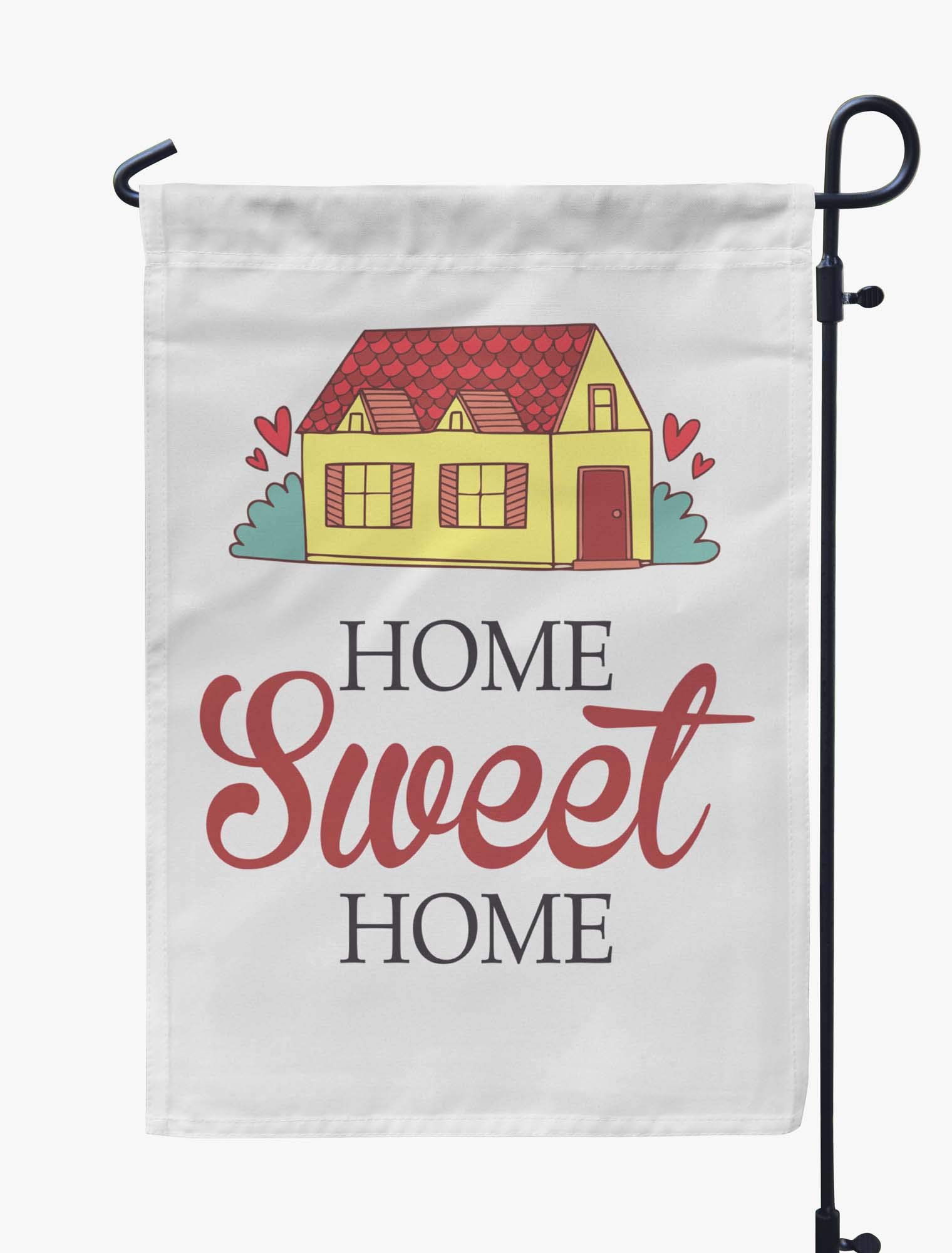 Double Sided Home Sweet Home Garden Flag - Summer Camping Decor for Outdoor, Campsite & Yard - Weatherproof Polyester Housewarming Gift for Campers & RV Enthusiasts (Perfect for Backyard, Patio & Seasonal Decorations)