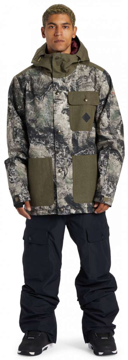 2024 DC Servo Insulated Jacket - Waterproof & Windproof Winter Coat for Outdoor Activities, Hiking, and Cold Weather Protection