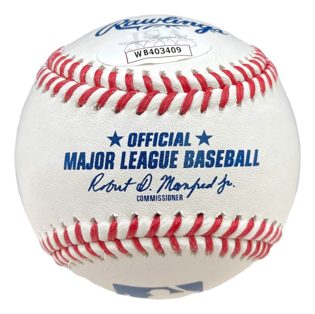Brandon Marsh Philadelphia Phillies Autographed Baseball - Rawlings MLB Official JSA Certified - Perfect for Collectors, Fans, and Sports Memorabilia Displays