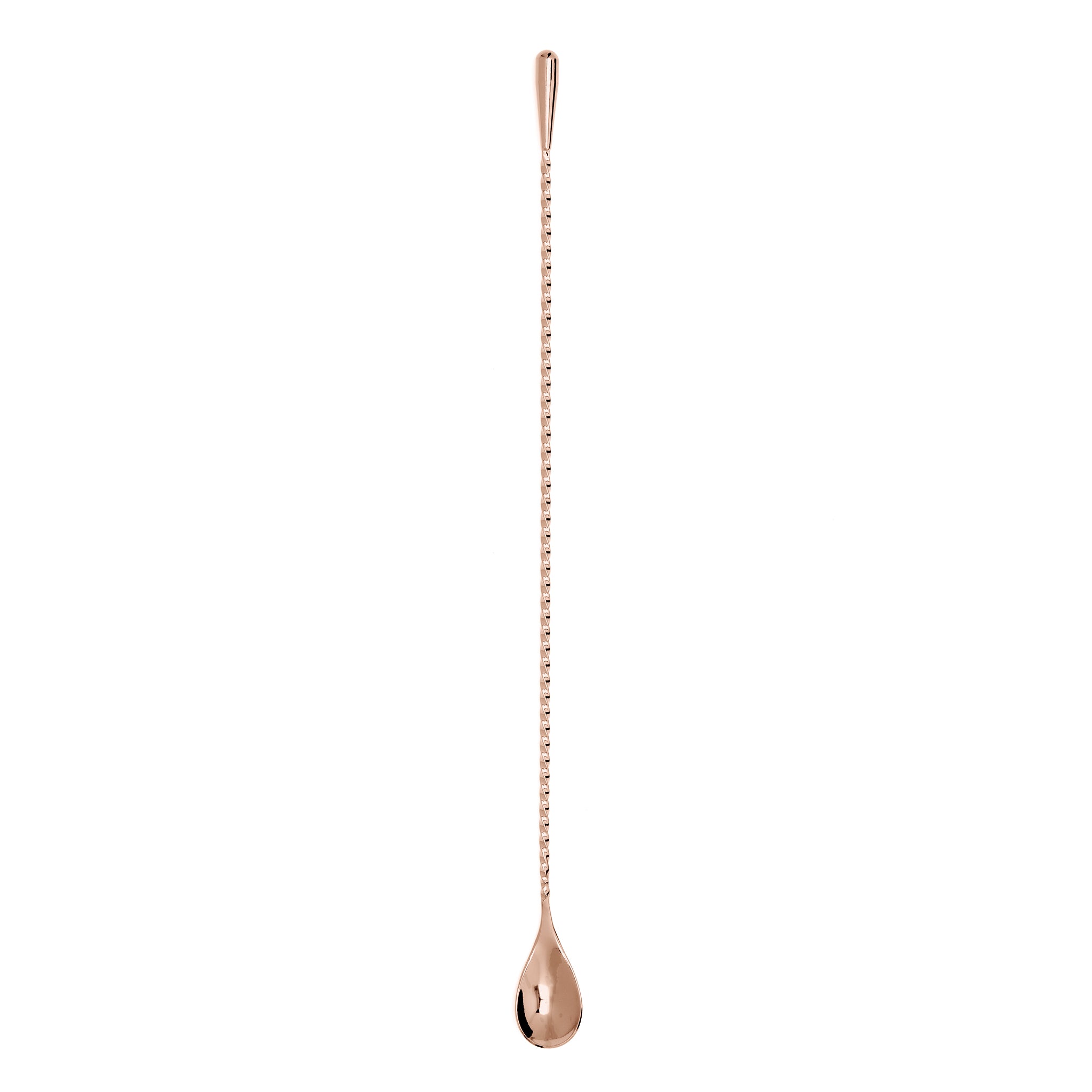 TEARDROP™ Bar Spoon - Copper Plated 40cm Cocktail Mixing Tool for Home Bars & Professional Bartenders