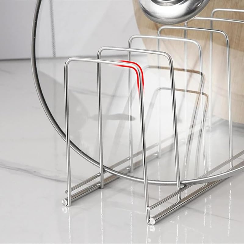 MosQuick® Stainless Steel Dish Rack for Kitchen - Space Saving Plate Organizer, Cup & Bowl Holder - Perfect for Kitchen Cabinet, Countertop or Under Cabinet Storage - Ideal for Small Kitchens, Apartments & Dorm Rooms