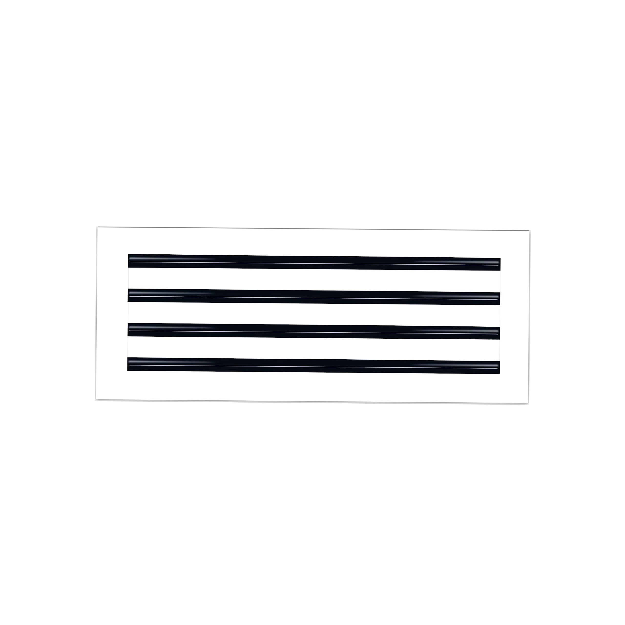 20x8 Inch Modern AC Vent Cover - Decorative White Air Vent Grille - Standard Linear Slot Diffuser for HVAC Systems - Ceiling, Wall & Floor Register - Perfect for Home, Office & Commercial Spaces - Texas Buildmart
