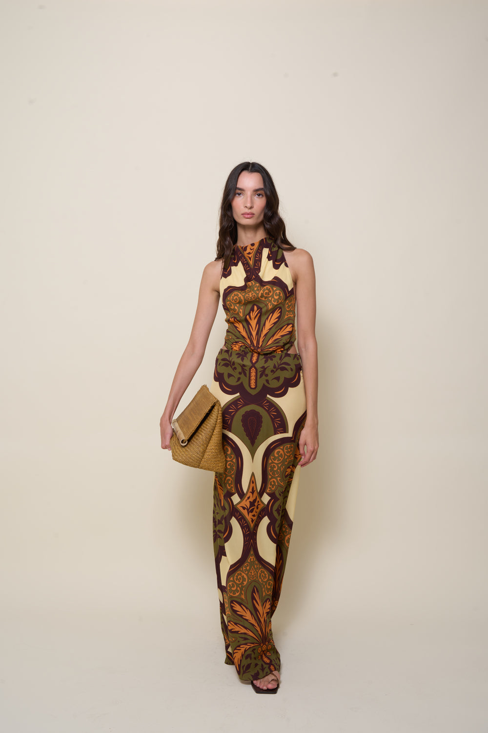 Finding Peace Dress - Elegant Flowy Maxi Dress for Women | Perfect for Casual Outings, Beach Vacations & Boho Chic Style