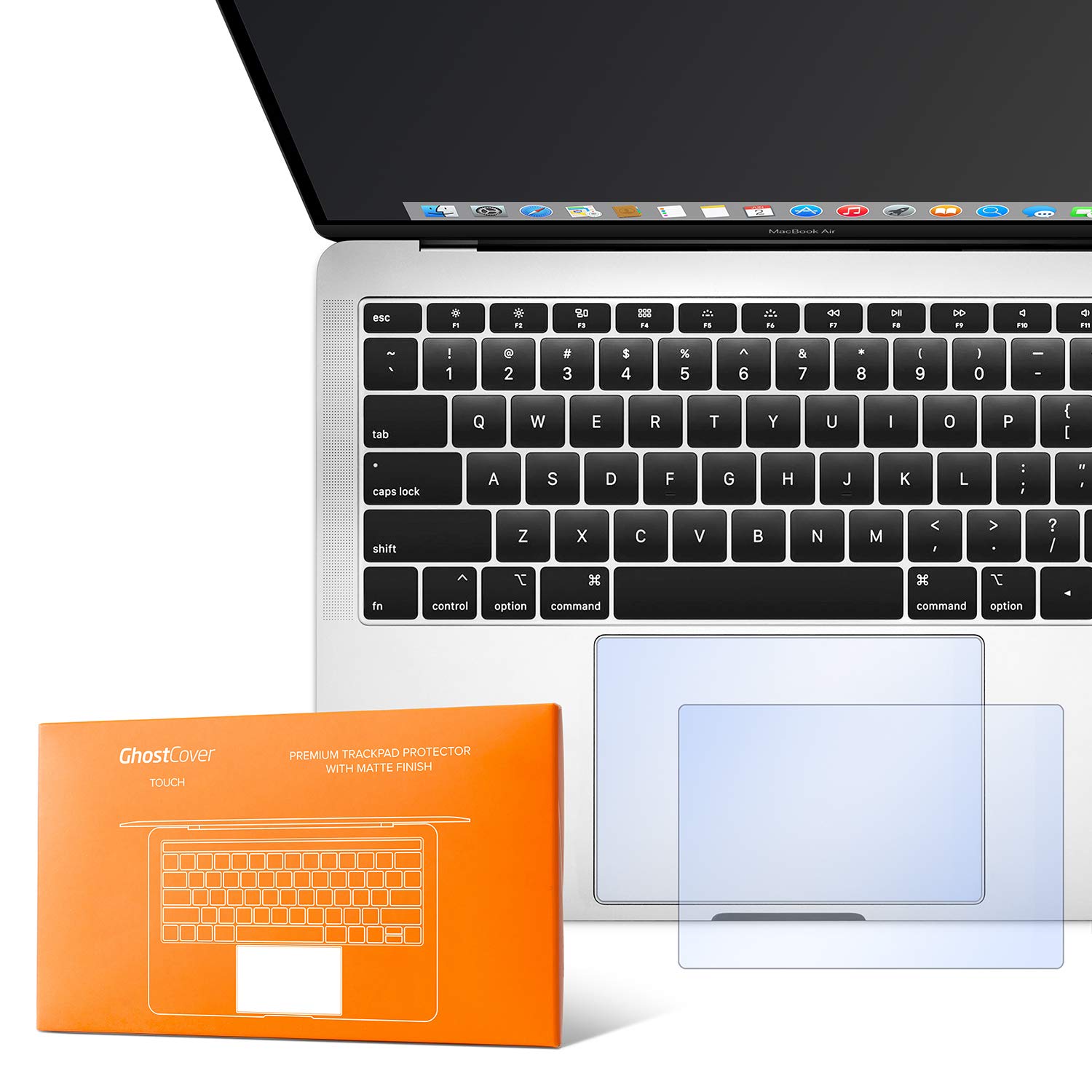 Matte Clear GhostCover Touch Premium Trackpad Protector for MacBook Pro 13