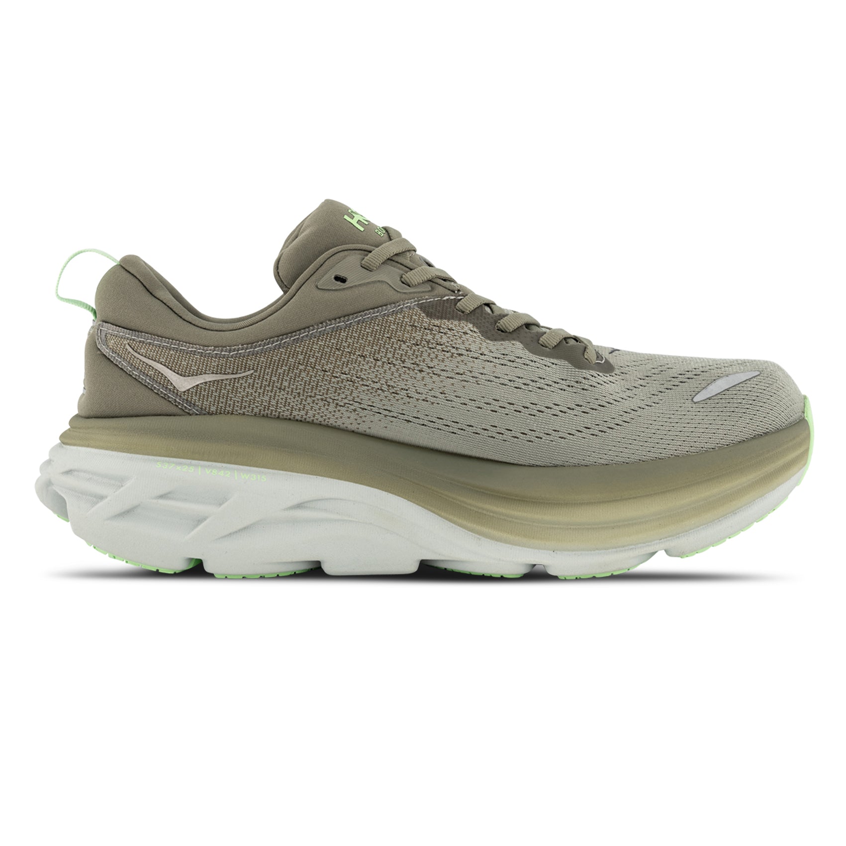 HOKA Bondi 8 Men's Running Shoes - Lightweight Cushioned Sneakers for Marathon, Jogging & Everyday Wear