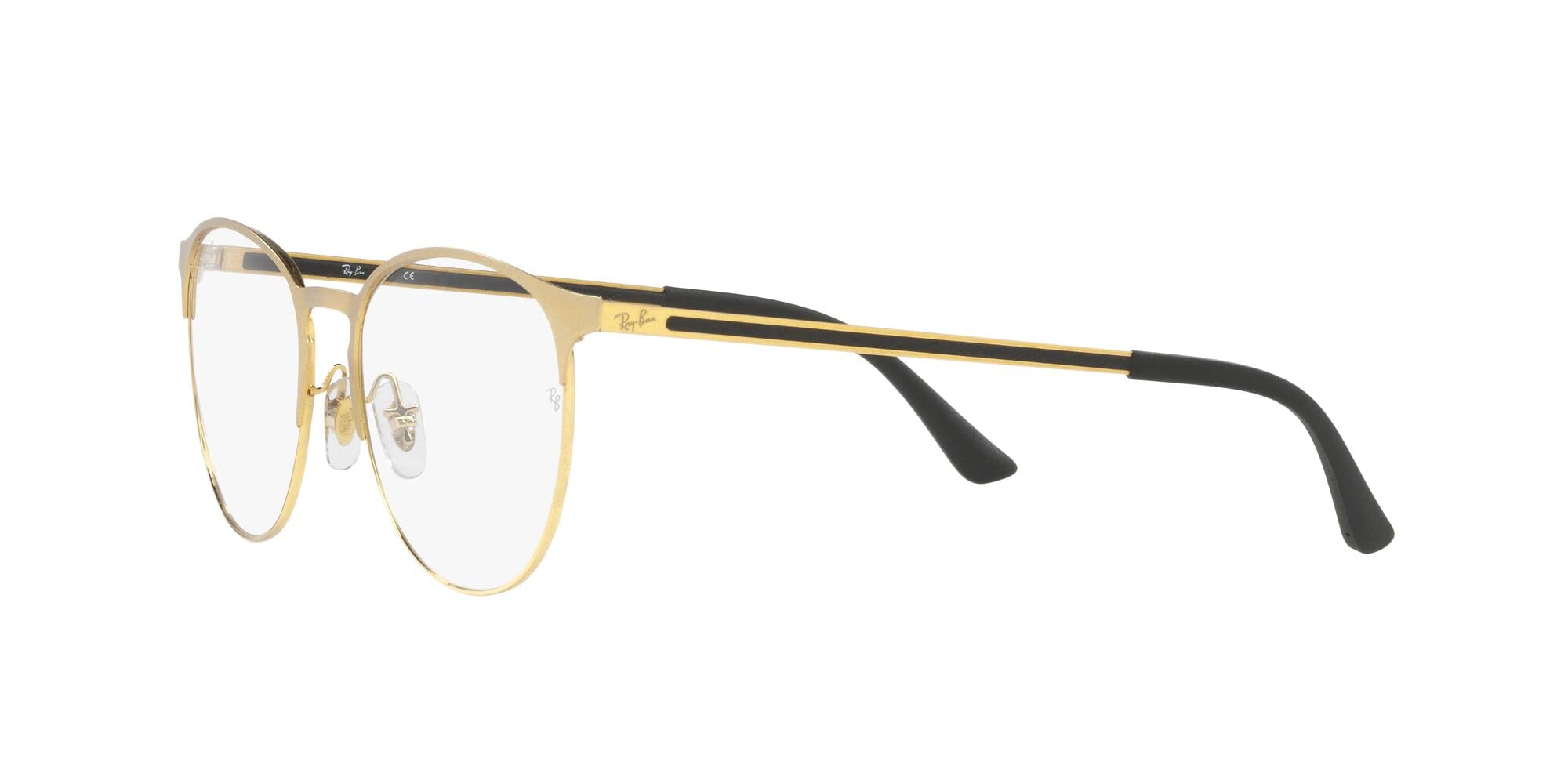 Ray-Ban Rx6375 Round Prescription Eyeglass Frames for Men & Women - Classic Vintage Style Optical Glasses for Reading, Driving & Daily Wear