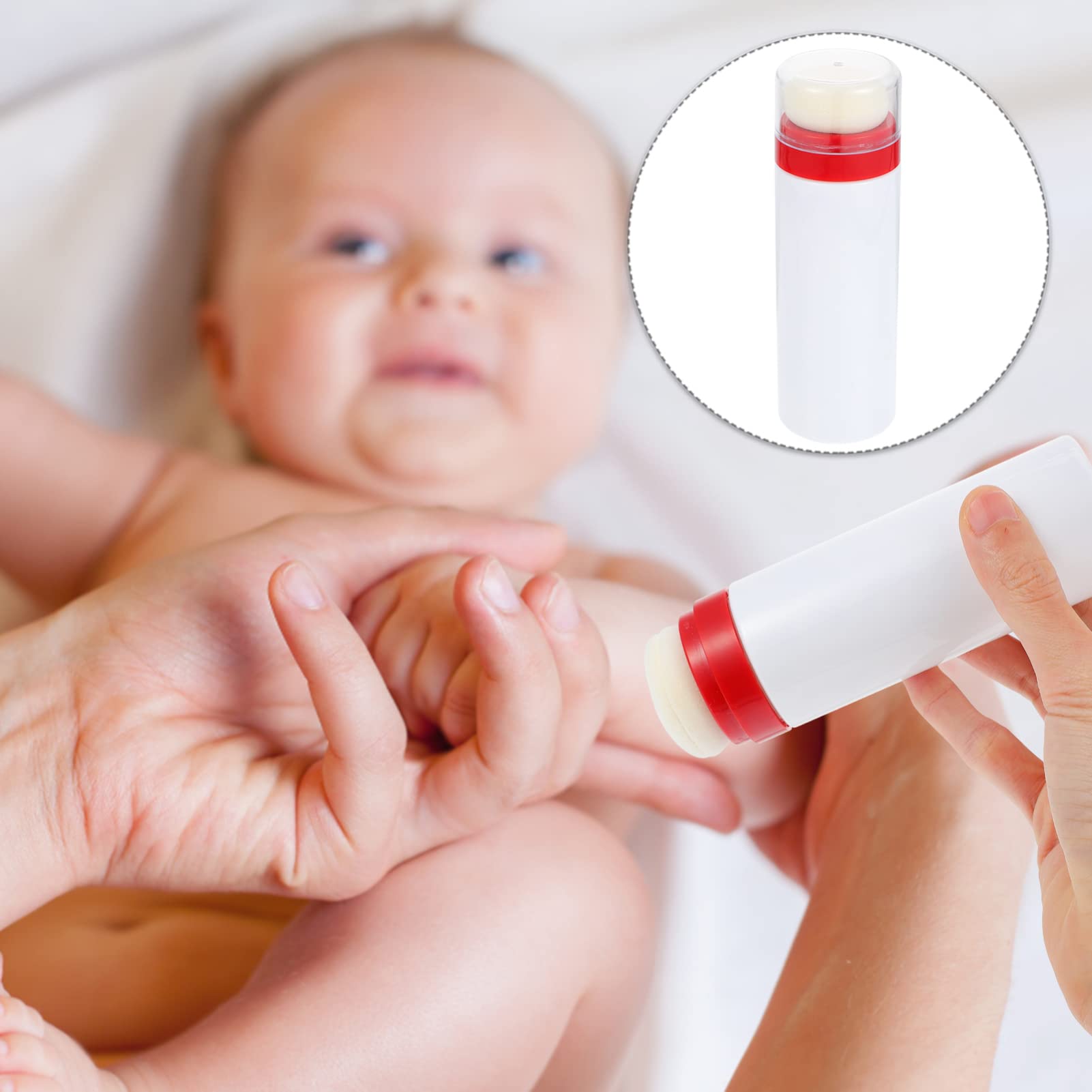 3pcs Baby Powder Puff Box Set - Portable Talcum Powder Dispenser for Infants & Kids | Travel-Friendly Body Powder Container & Makeup Powder Case | Ideal for Diaper Bags, Nursery, and On-the-Go Use