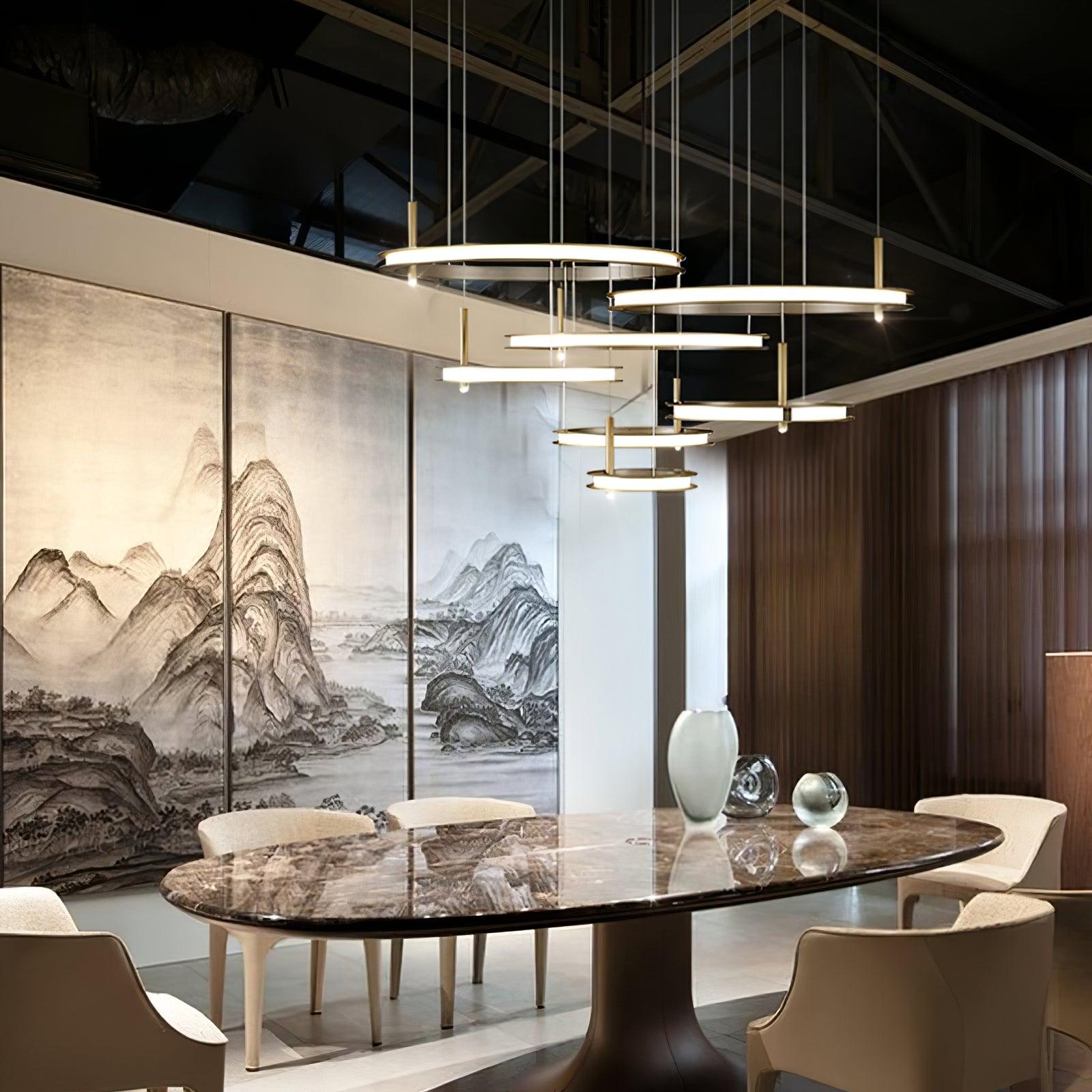 Elegant Labilis Crystal Chandelier - Modern Ceiling Light Fixture for Dining Room, Living Room & Bedroom | Perfect for Home Decor & Wedding Venue Lighting