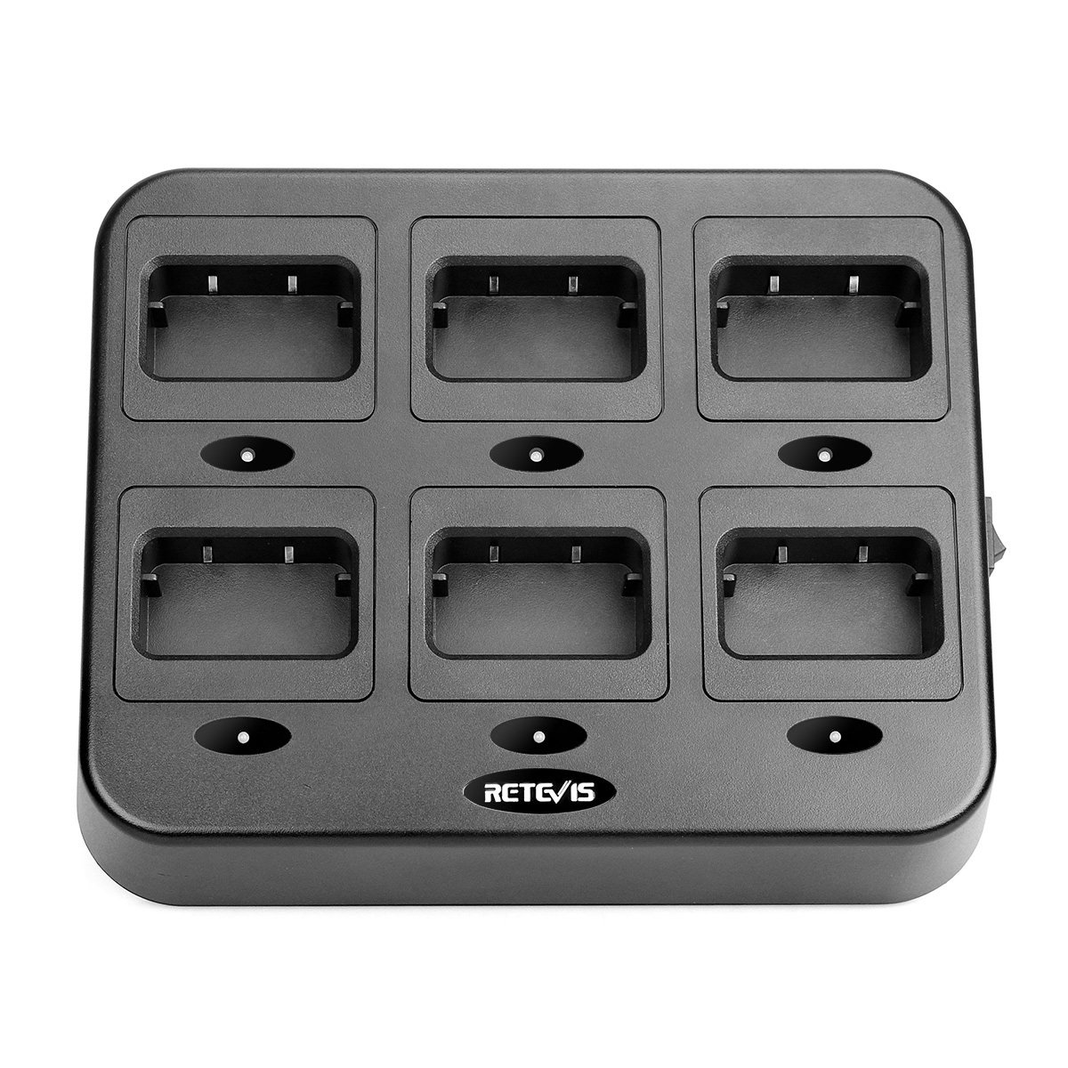 Retevis RT27 Walkie Talkie 6-Unit Rapid Charging Station - Multi-Charger for RT27/RT27V Two Way Radios & Batteries (1 Pack) - Perfect for Outdoor Adventures, Construction Sites & Emergency Communication