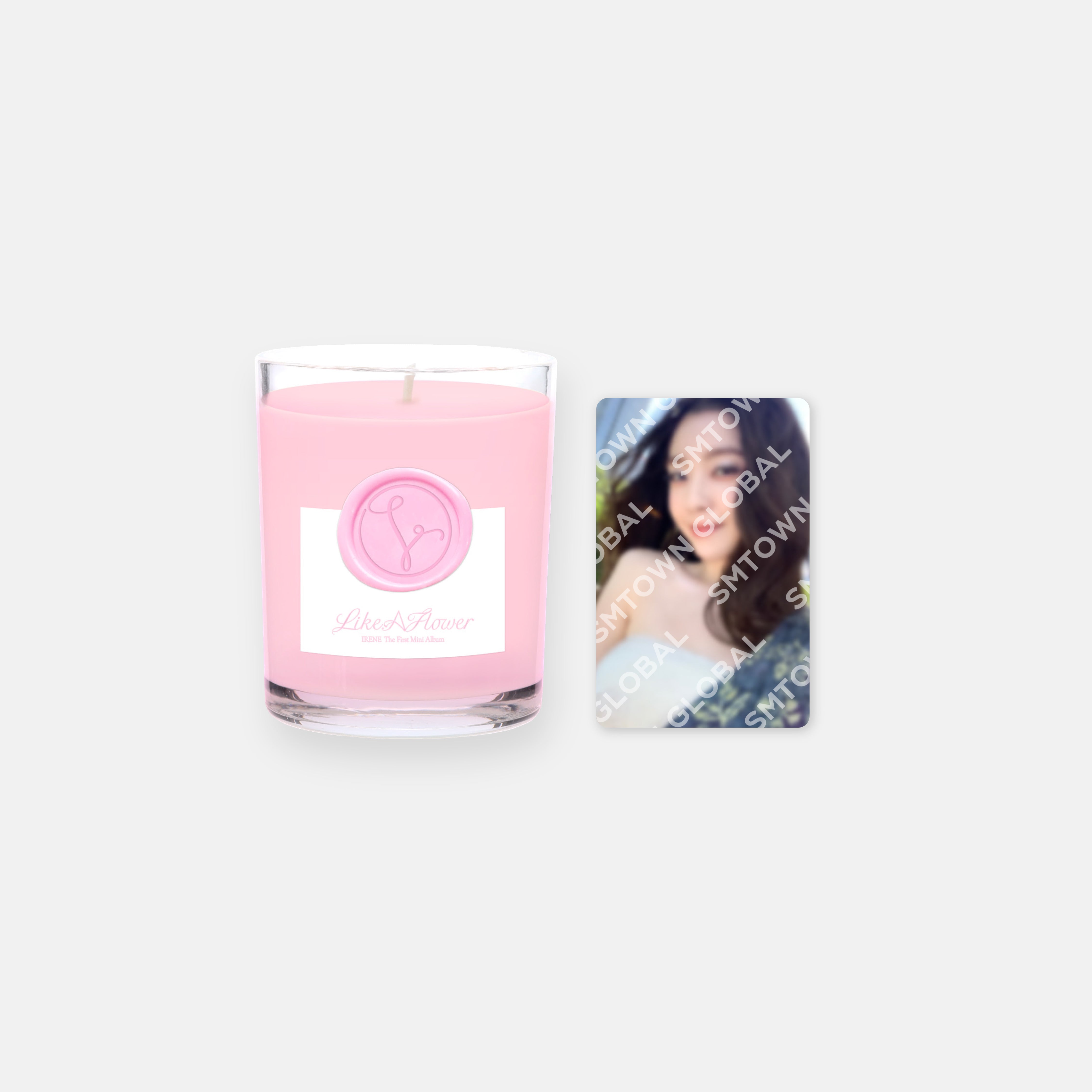 Irene 'Like A Flower - The 1st Mini Album' Secret Message Candle Set - Perfect for K-Pop Fans, Romantic Gifts & Home Decor