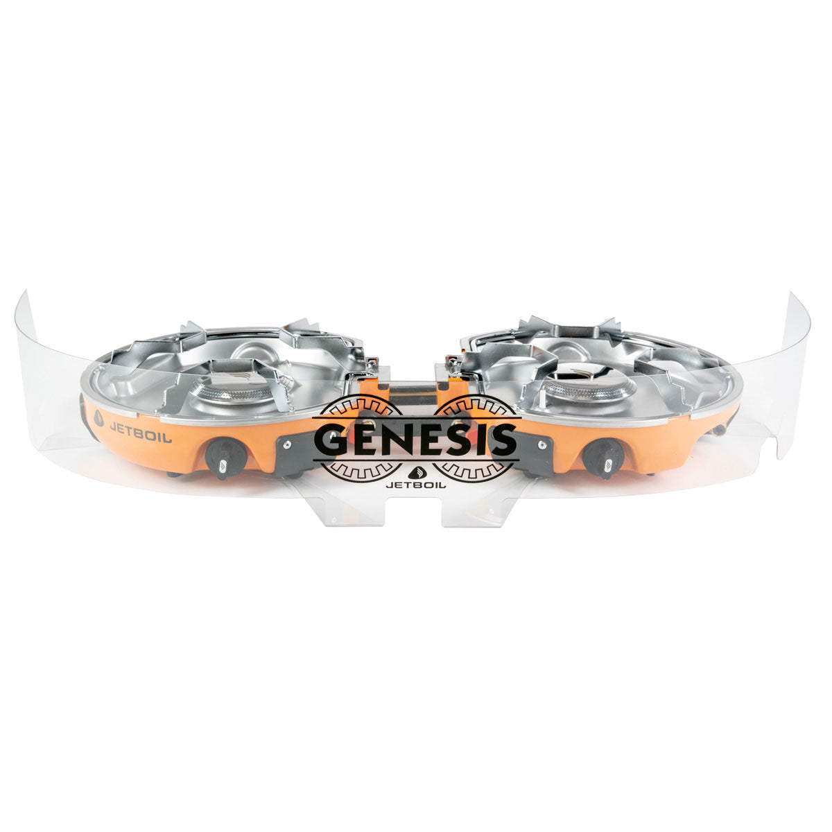 Jetboil Genesis 2 Burner Stove - Portable Camping Stove for Backpacking, Hiking & Outdoor Cooking | Compact Gas Stove with Wind Protection