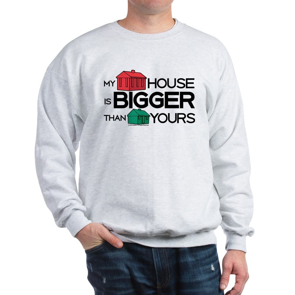 Monopoly My House is Bigger Sweatshirt - Funny Board Game Inspired Pullover Hoodie for Men & Women - Perfect for Game Nights, Parties & Casual Wear