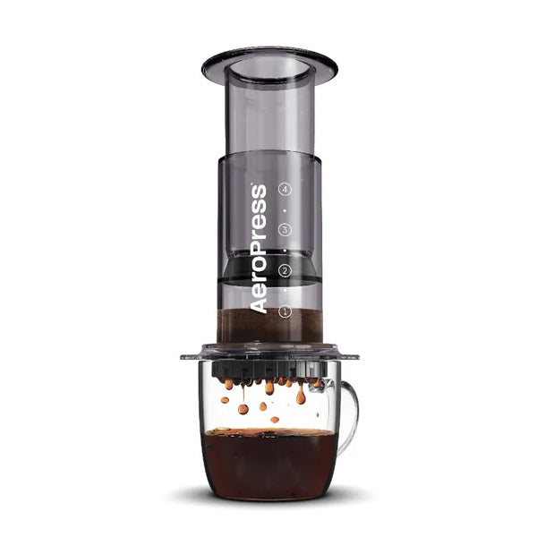 AeroPress Clear Coffee Maker – Portable & Easy to Use Espresso and Coffee Brewing System for Home, Office, Camping & Travel