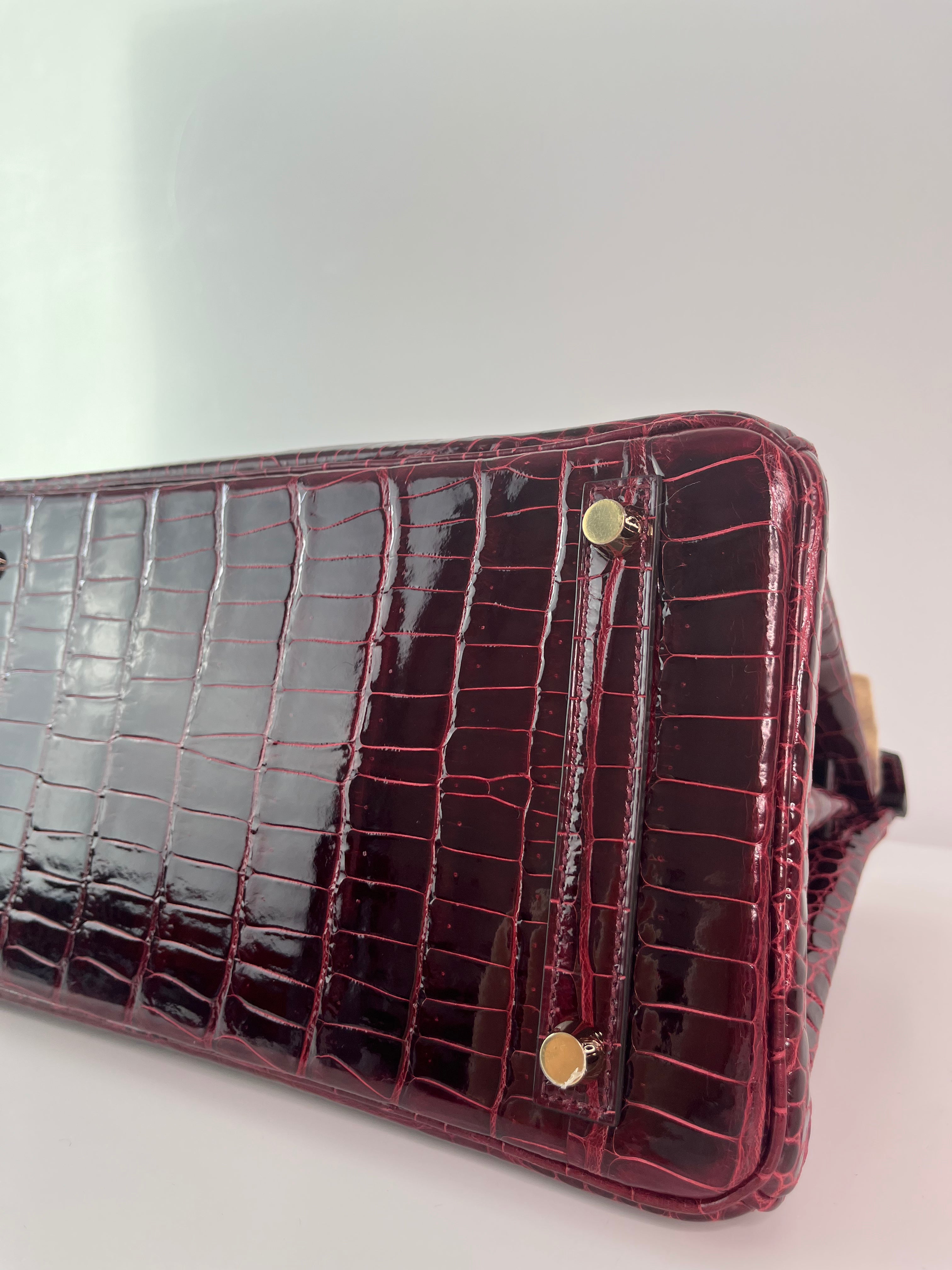 Authentic Hermès Birkin 30 Handbag in Bordeaux Leather with Gold Hardware - Luxury Tote Bag for Women, Perfect for Work, Travel & Special Occasions