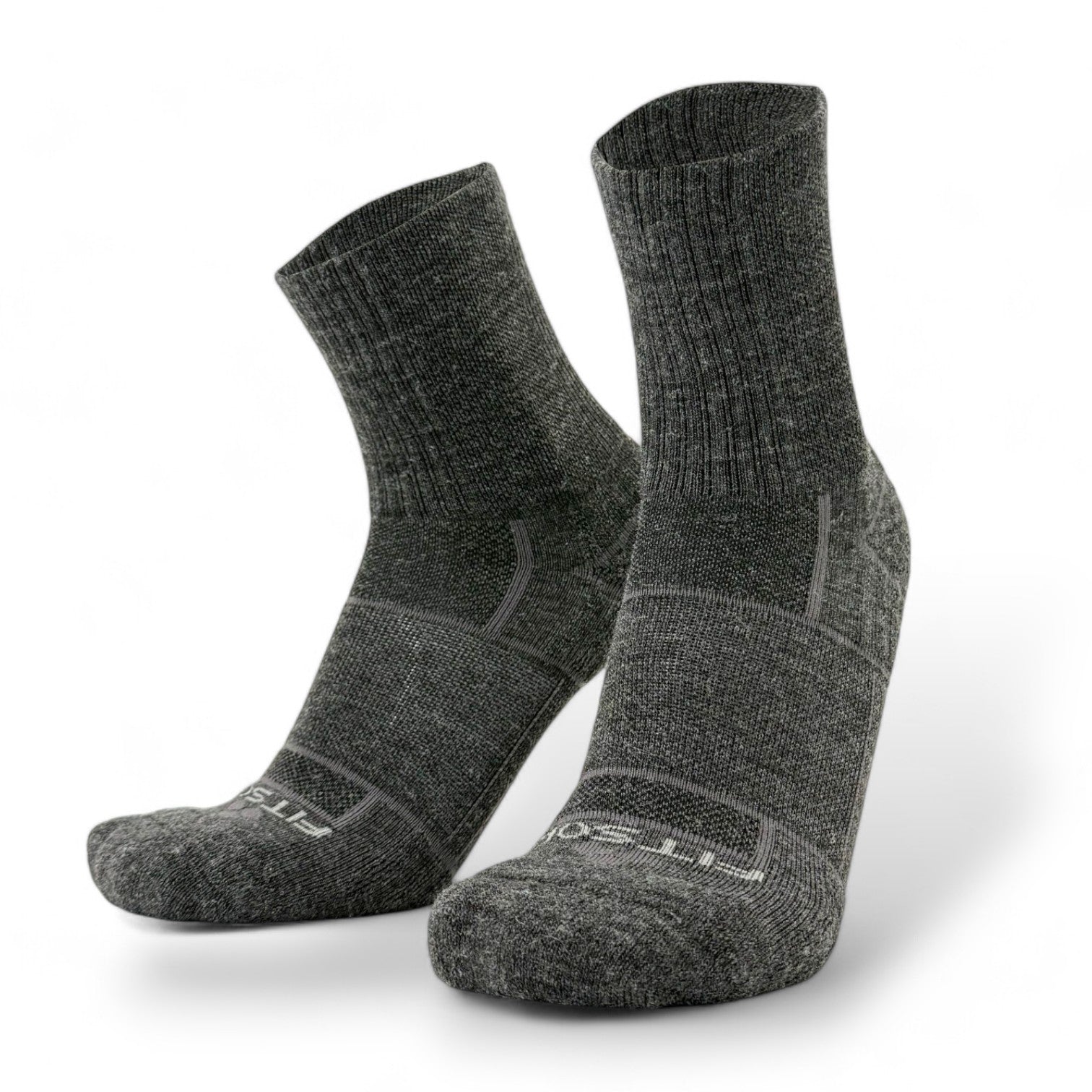 ISW Isolwool® Trail Cuff (3-Pair Pack) - Warm Wool Hiking Socks for Men & Women - Perfect for Outdoor Adventures, Camping & Winter Sports