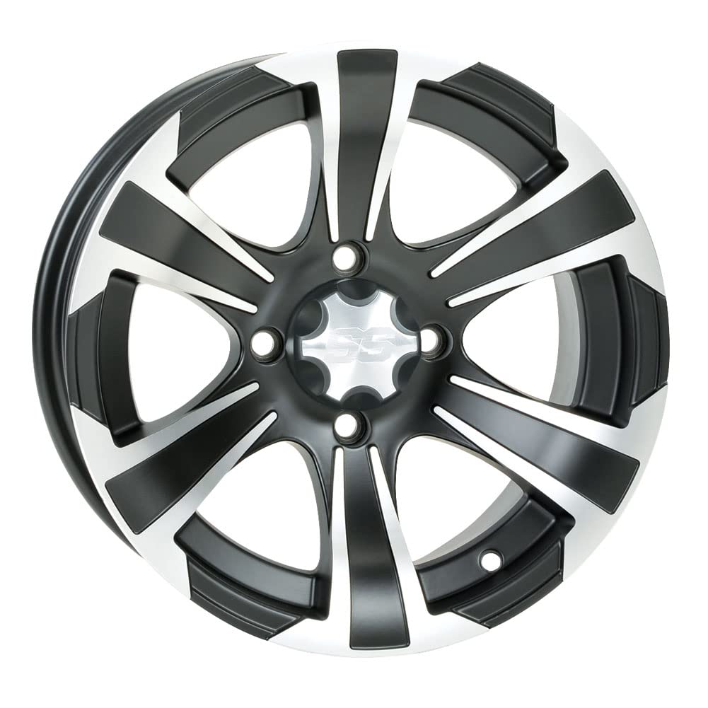 SS Alloy SS312 Black Machined 14x6 Wheels - Premium Performance for Trucks & SUVs | Ideal for Off-Roading & Street Driving