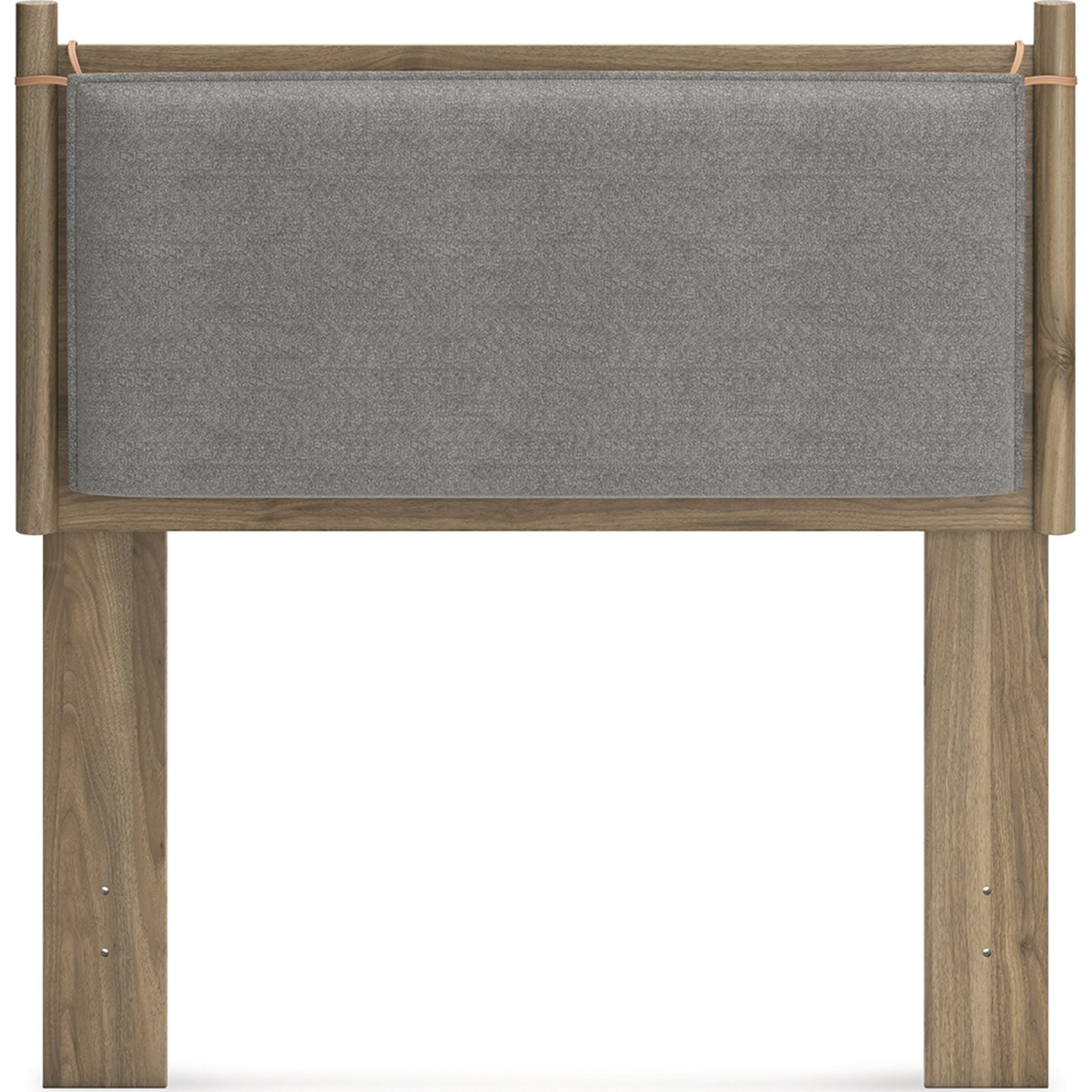 Aprilyn Twin Panel Headboard in Honey Finish - Elegant Upholstered Bed Headboard for Bedroom Decor, Perfect for Guest Rooms, Kids' Rooms & Dormitories