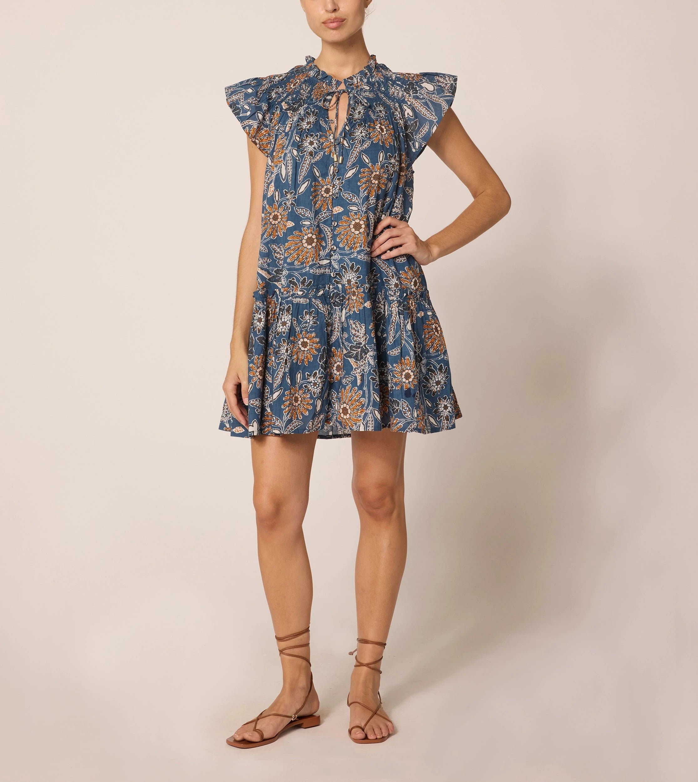 Lydia Mini Dress - Floral Print Summer Dress for Women | Elegant & Comfortable Casual Wear for Parties, Dates & Vacations