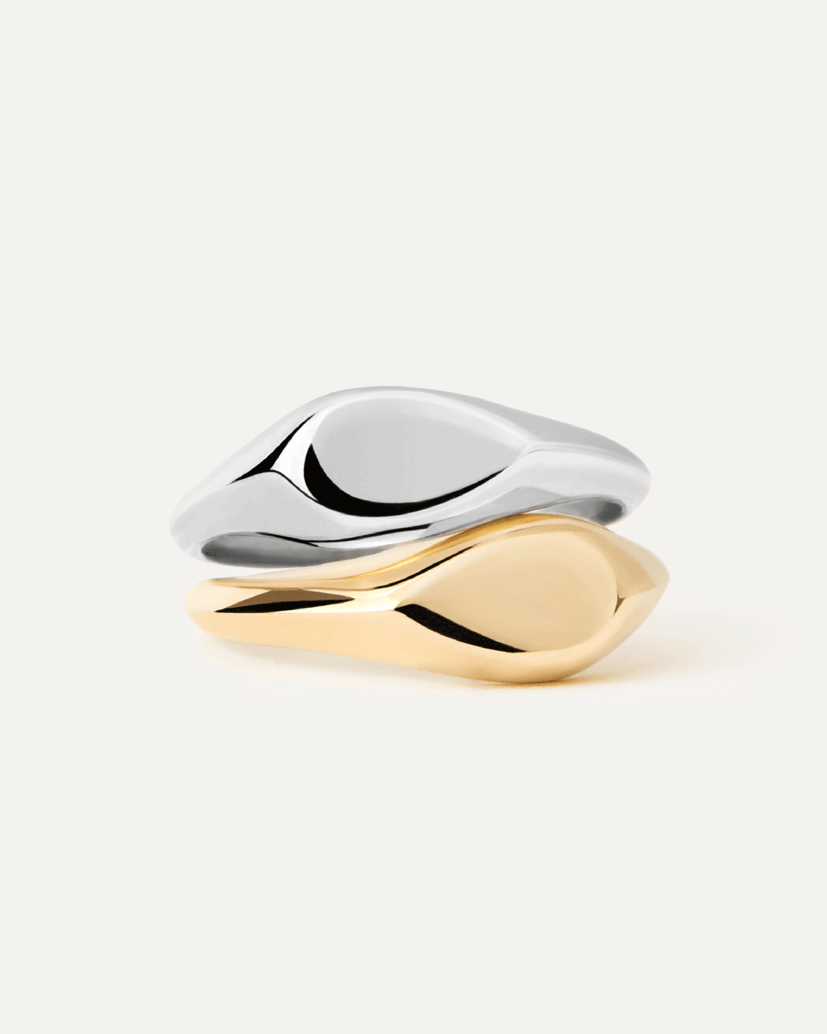 GRID 4 Devi Stamp Ring - Unique Handmade Silver Jewelry for Women | Perfect for Boho Fashion, Festival Outfits & Spiritual Gifts
