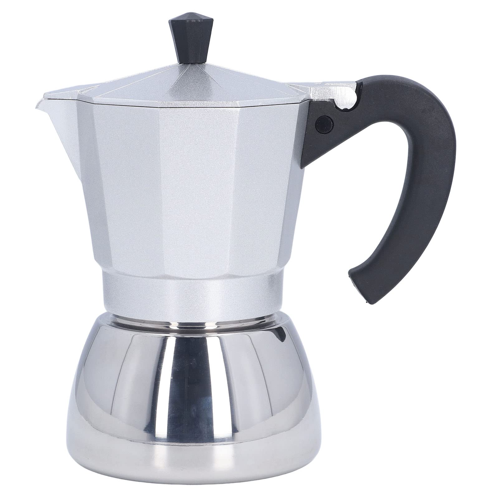 6 Cup Stovetop Espresso Maker - Italian Moka Pot for Rich & Delicious Coffee | Perfect for Home, Office & Camping Brewing