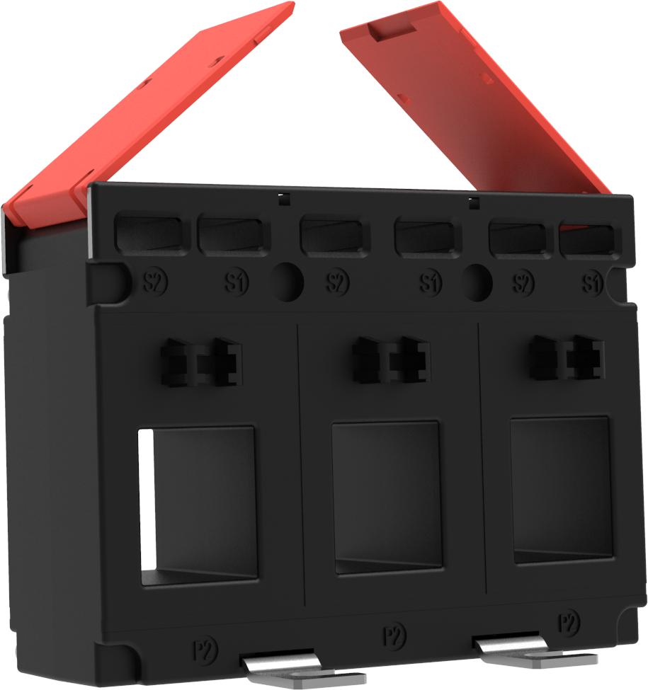 100 Amp 3 Phase Current Transformer - Class 1, 1VA, 5 Amp Output, Panel & Busbar Mount for Electrical Panels & Power Distribution Systems